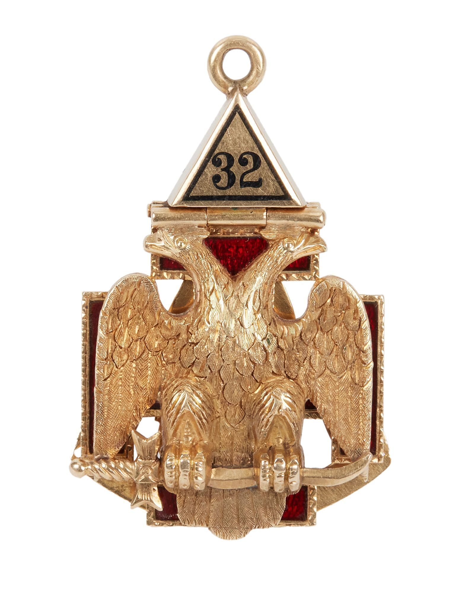 Whoopi Goldberg | Antique Scottish Gold Masonic Pendant (1 of 2)