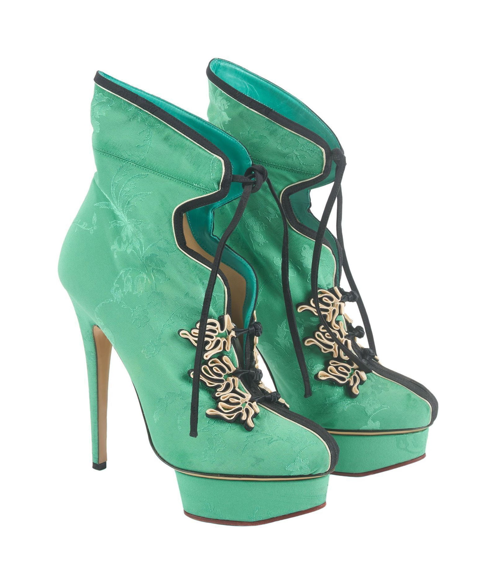 Whoopi Goldberg | Charlotte Olympia High Heel Ankle Boots (1 of 6)