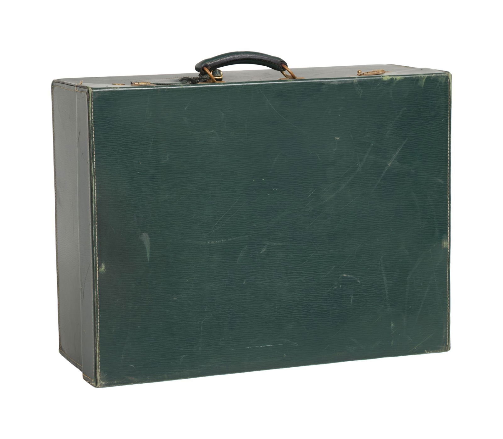 Whoopi Goldberg | GoldPfiel Green Leather Suitcase (1 of 6)