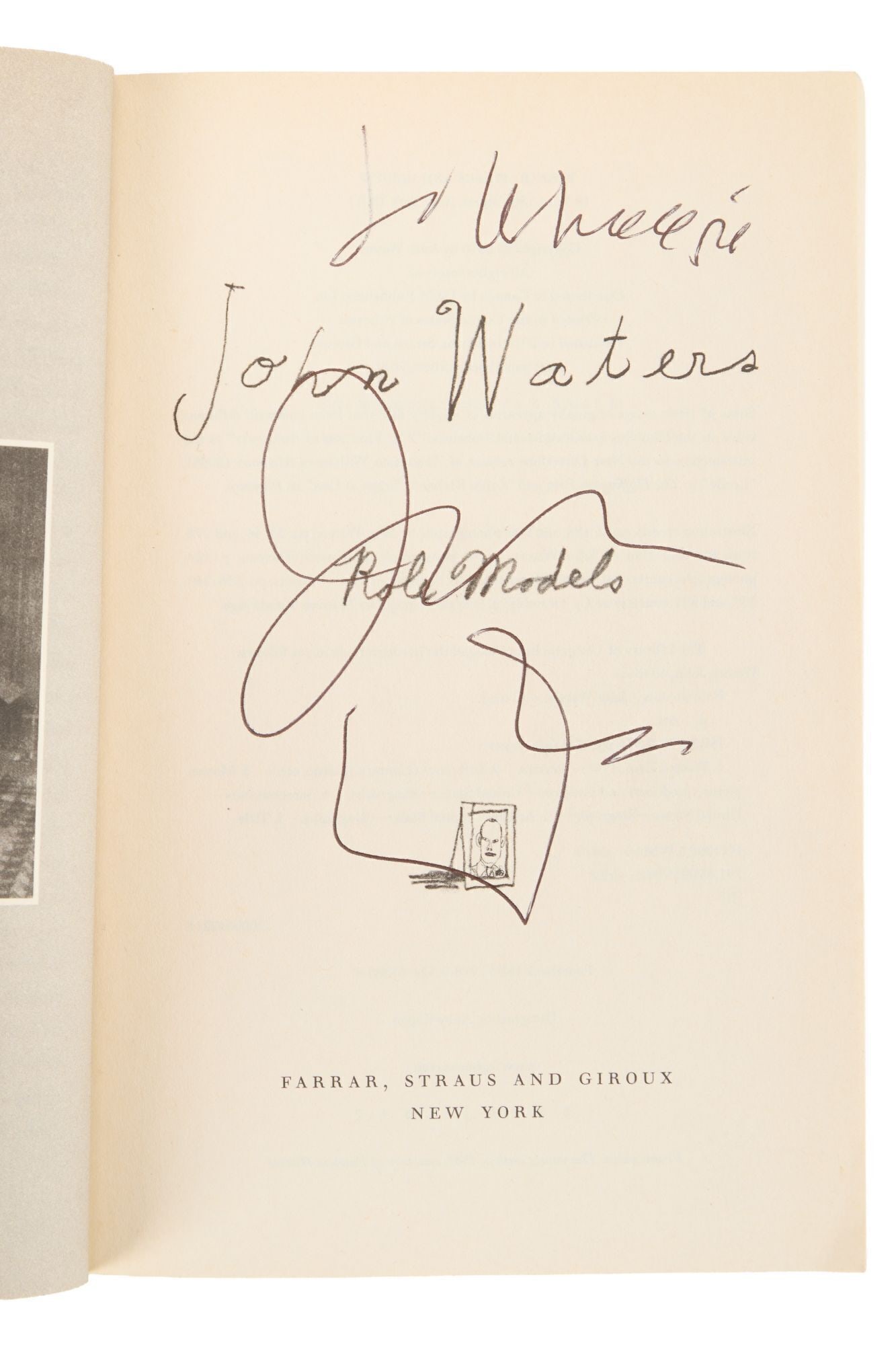 Whoopi Goldberg | John Waters Signed "Role Models" Book (1 of 2)