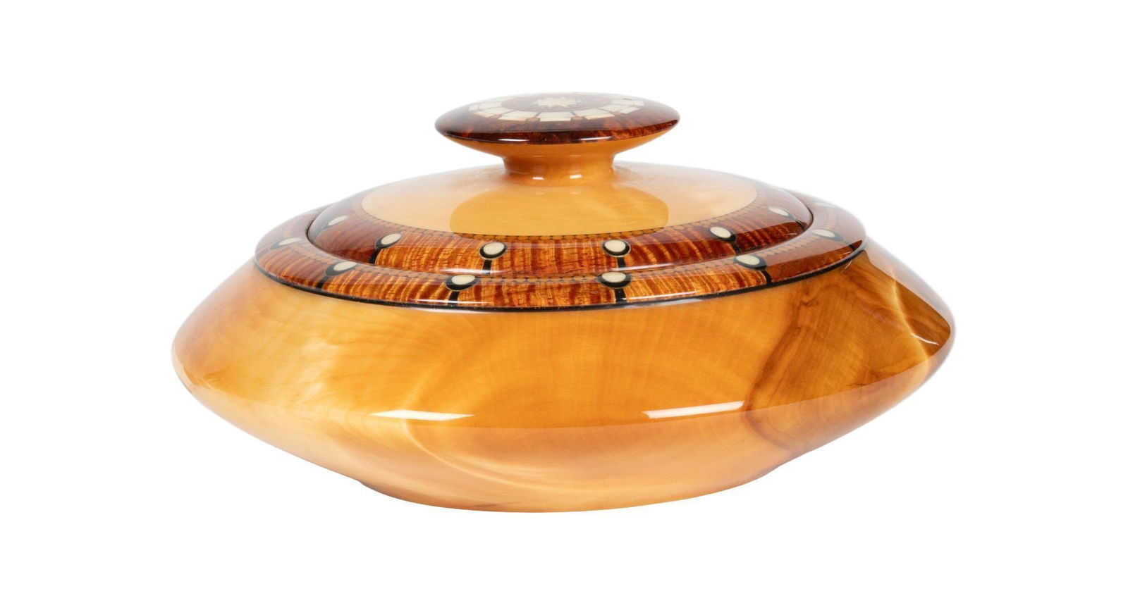 Whoopi Goldberg | Robert Cutler Inlaid Covered Bowl (1 of 3)