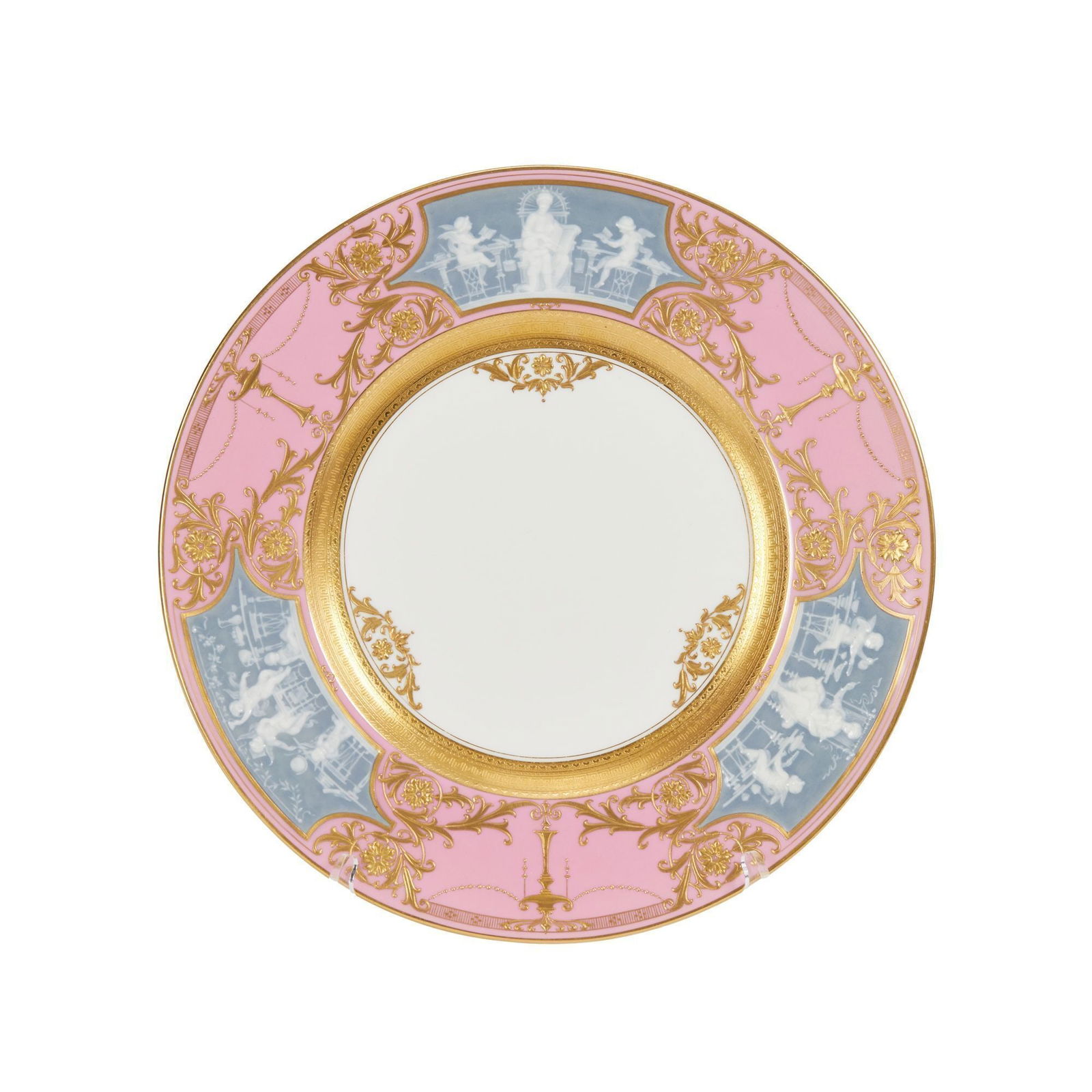Whoopi Goldberg | Set of 12 Mintons Pate-sur-Pate Dinner Plates (1 of 4)
