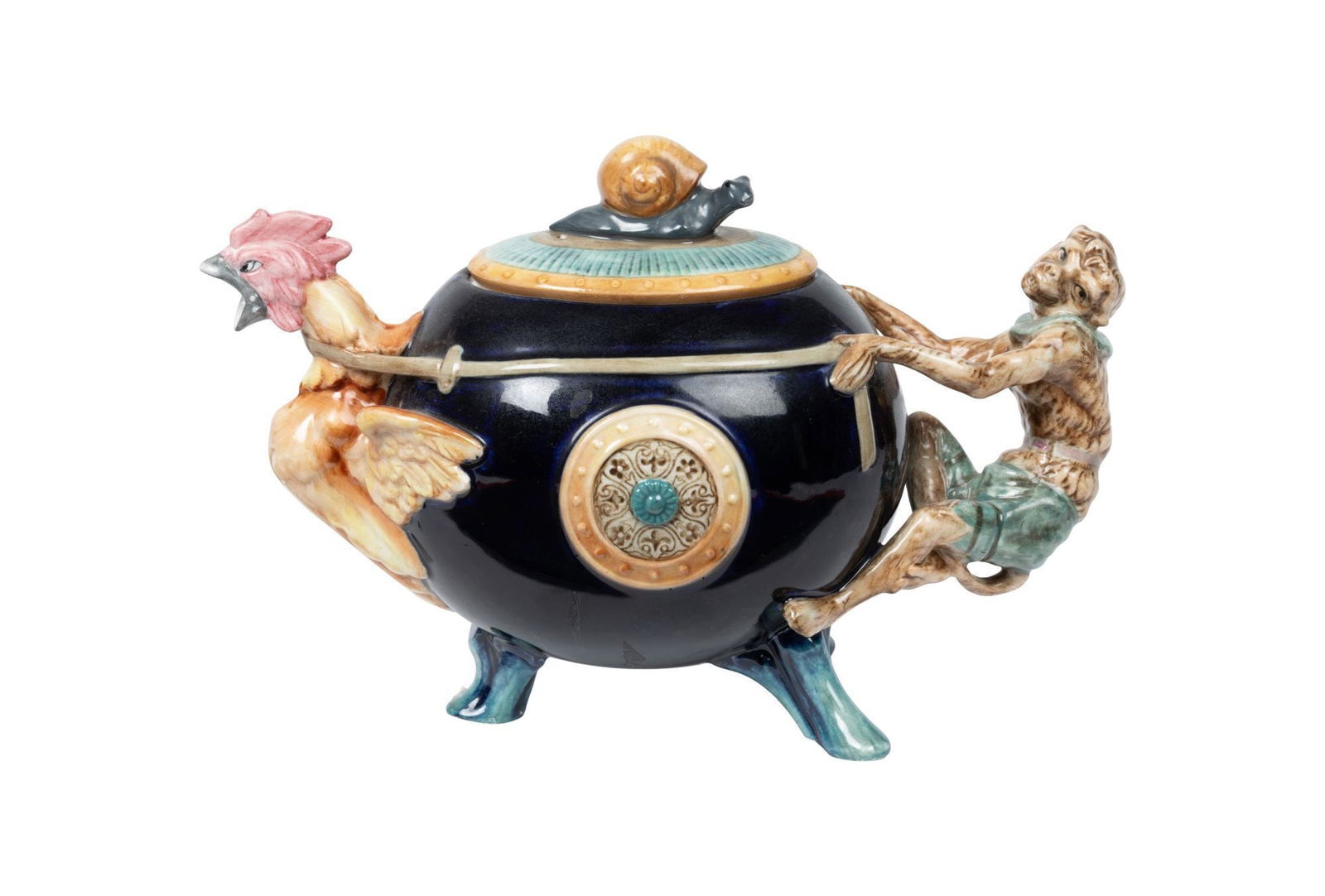 Whoopi Goldberg | Minton Cockerel and Monkey Teapot (1 of 5)