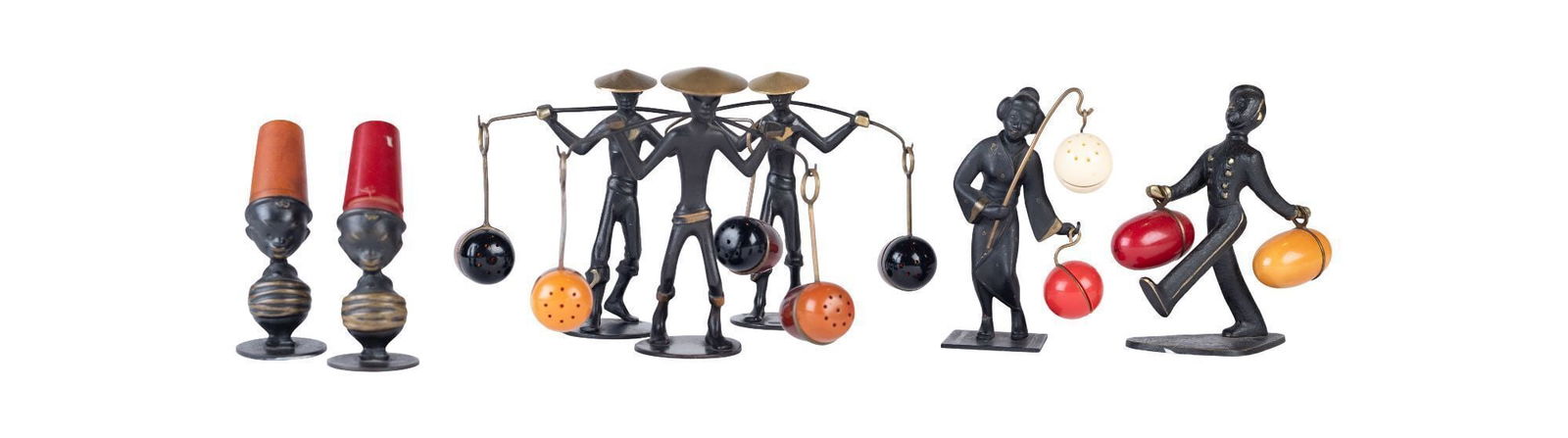 Whoopi Goldberg | Six Werkstatte Hagenauer Richard Rohac Asian Salt and Pepper Shakers (1 of 5)