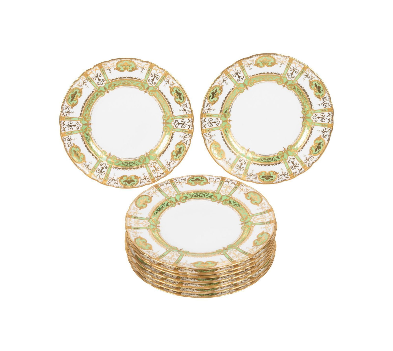 Whoopi Goldberg | Nine Royal Crown Derby for Tiffany & Co. Dinner Plates (1 of 2)