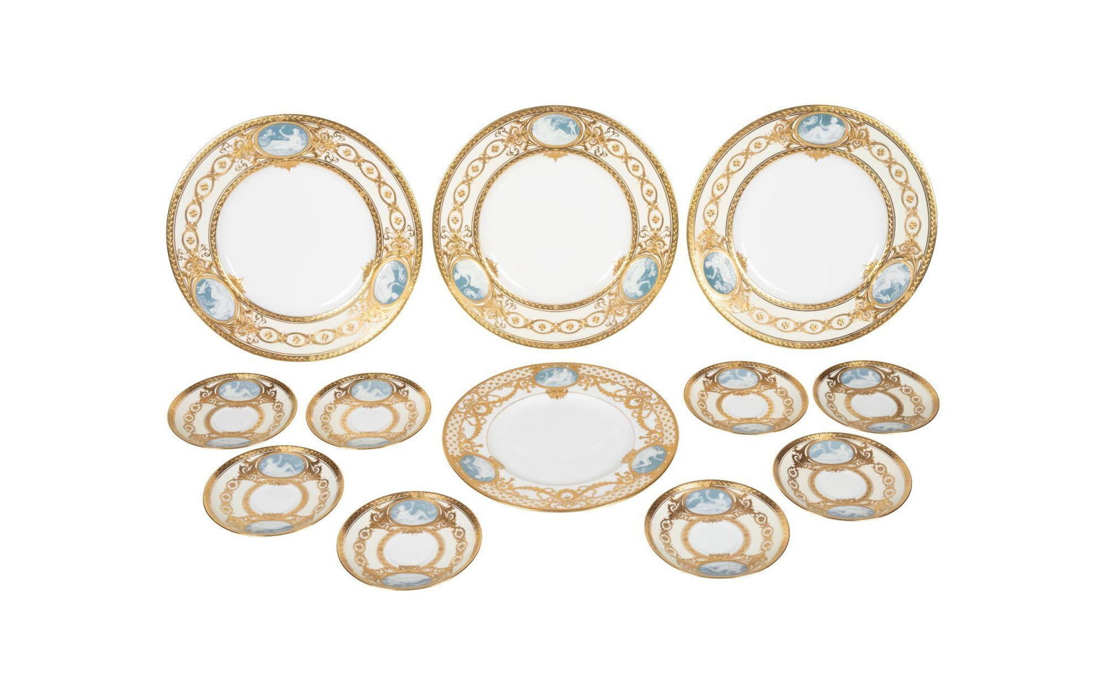 Whoopi Goldberg | Partial Set of Mintons for Tiffany & Co. Pate-Sur-Pate Dinnerware (1 of 8)