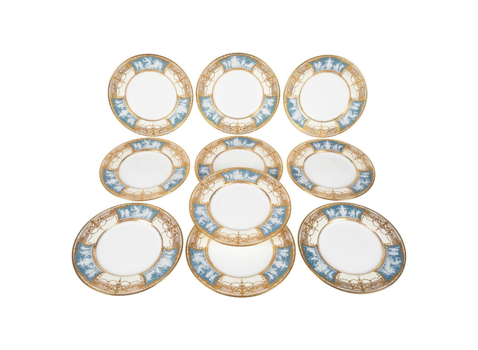 Whoopi Goldberg | 10 Mintons for J.E. Caldwell Pate-Sur-Pate Dinner Plates (1 of 7)