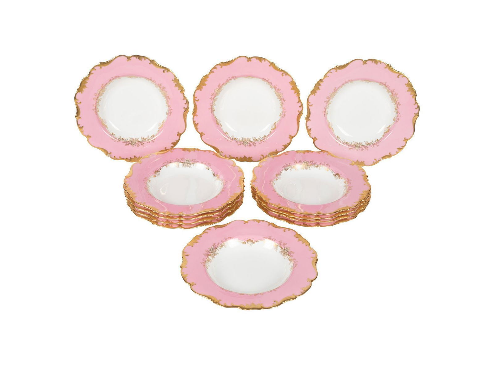 Whoopi Goldberg | 12 Cauldon Rococo Style Soup Bowls (1 of 2)