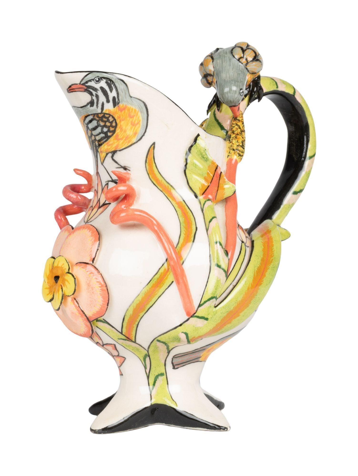 Whoopi Goldberg Ardmore Studios Bird Pitcher (1 of 4)