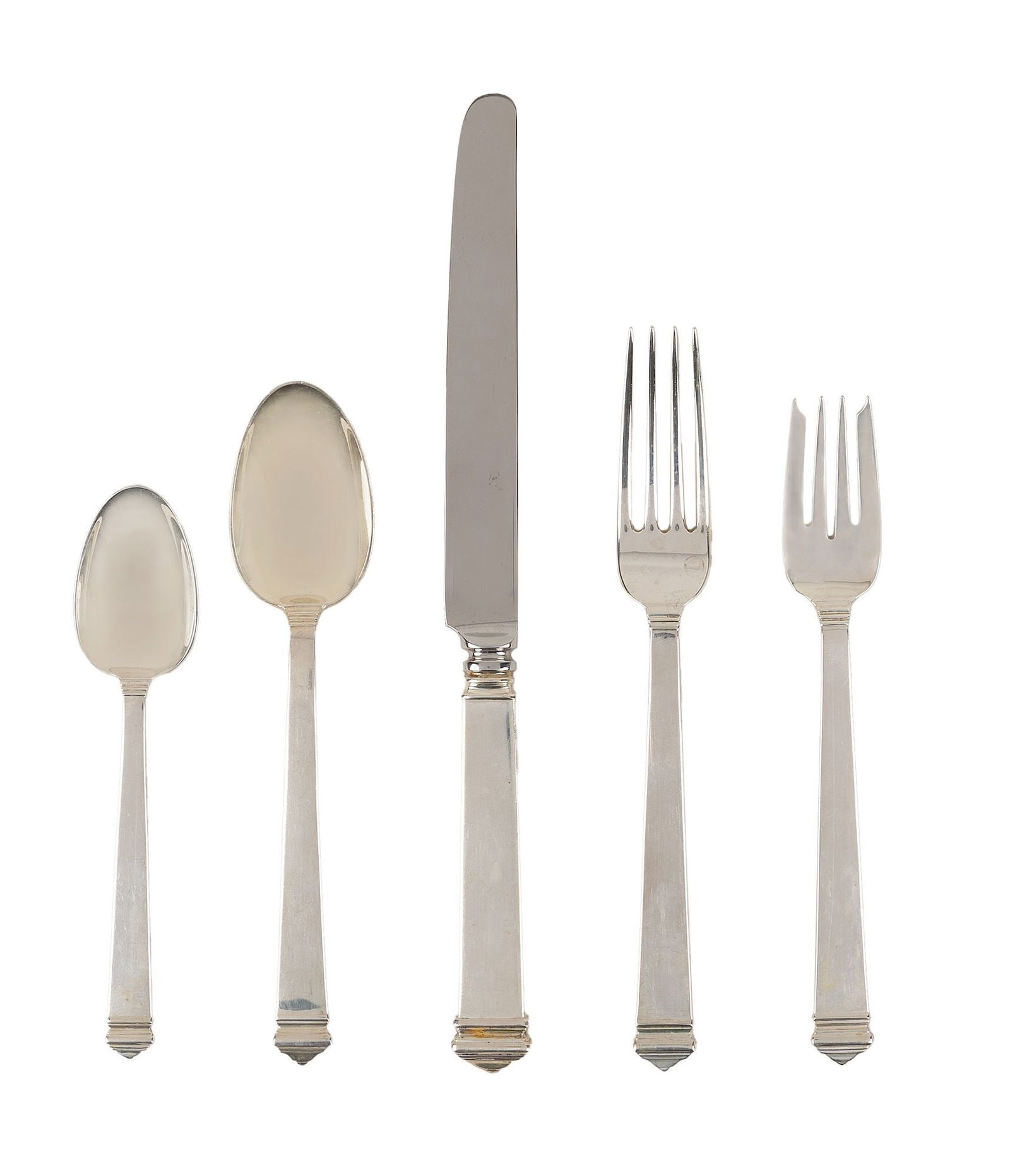 Whoopi Goldberg | Tiffany & Co. Five-Piece Hampton Flatware Setting (1 of 2)