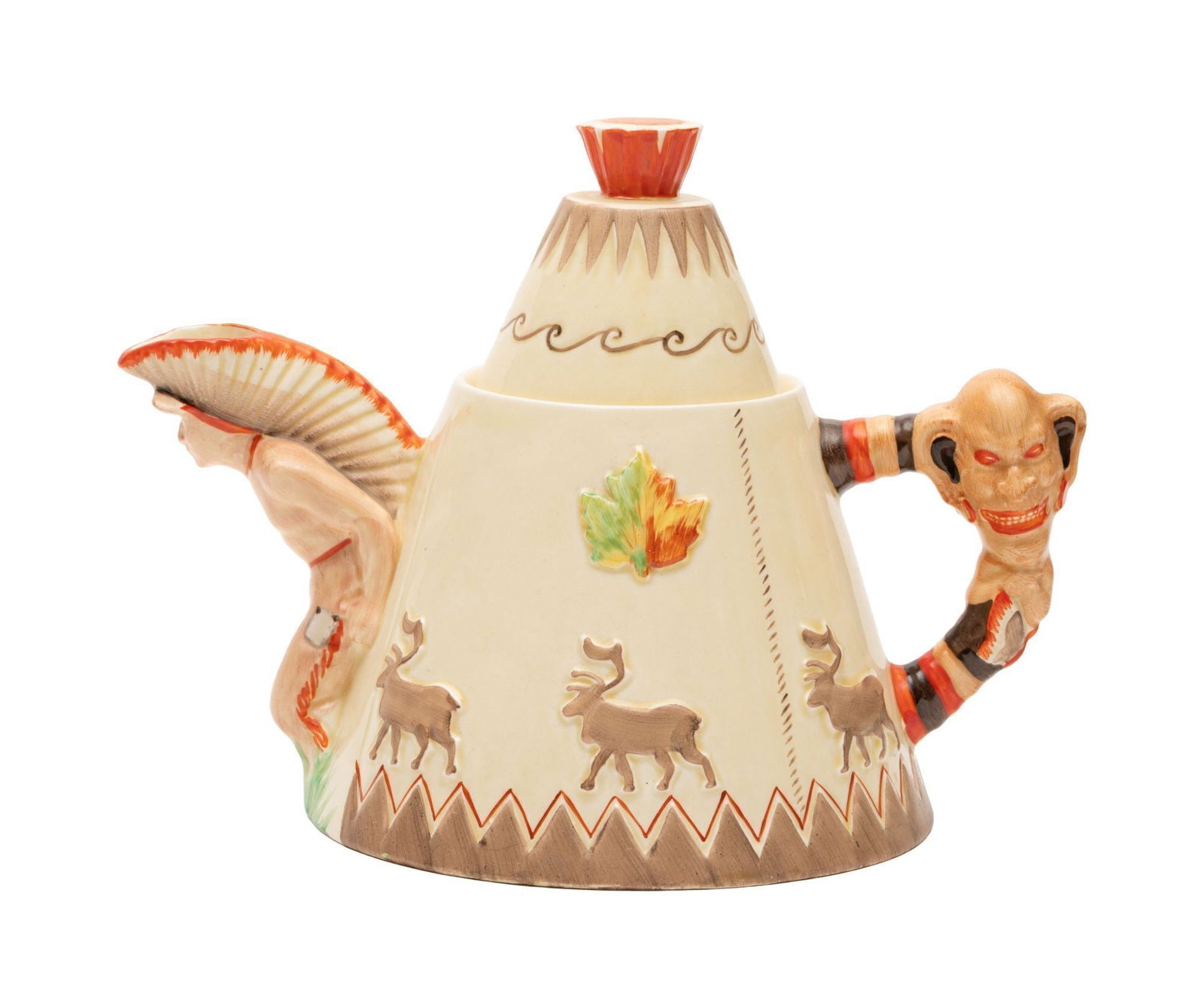 Whoopi Goldberg | Clarice Cliff Teepee Teapot (1 of 4)