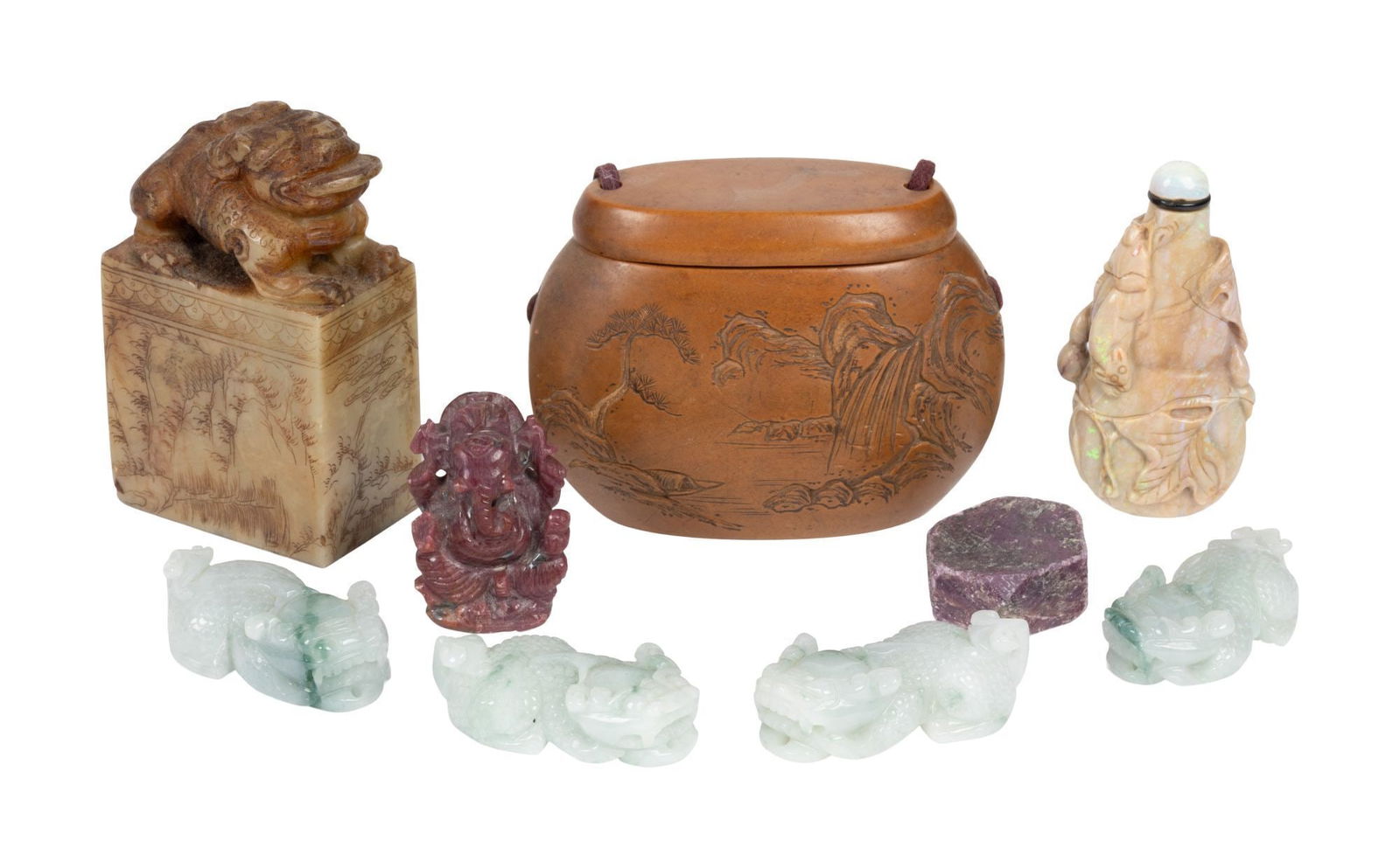 Whoopi Goldberg | Chinese Hardstone Figurines and Small Items (1 of 4)