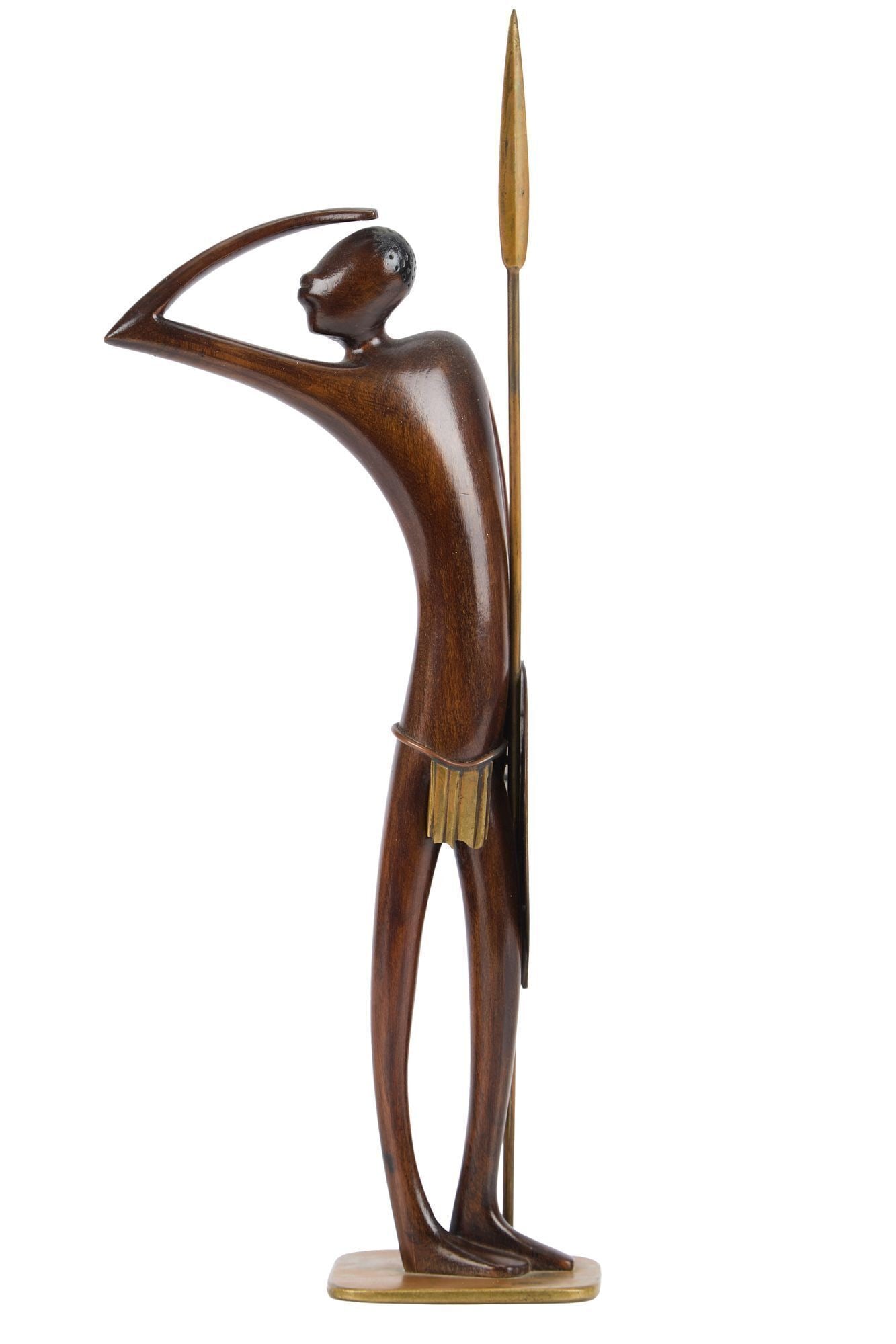Whoopi Goldberg | Hagenauer Werkstatte Bronze Male Warrior (1 of 4)