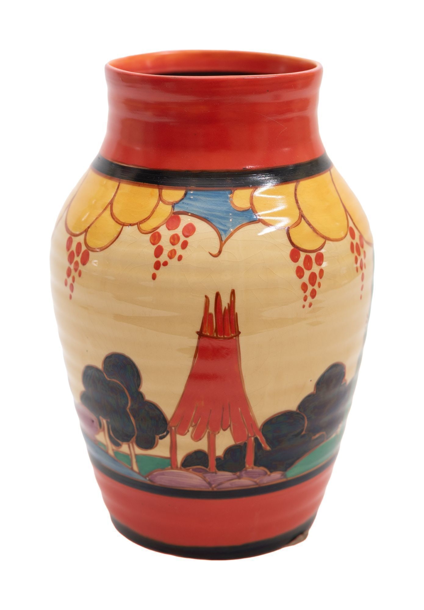 Whoopi Goldberg | Clarice Cliff Summerhouse Isis Vase (1 of 3)