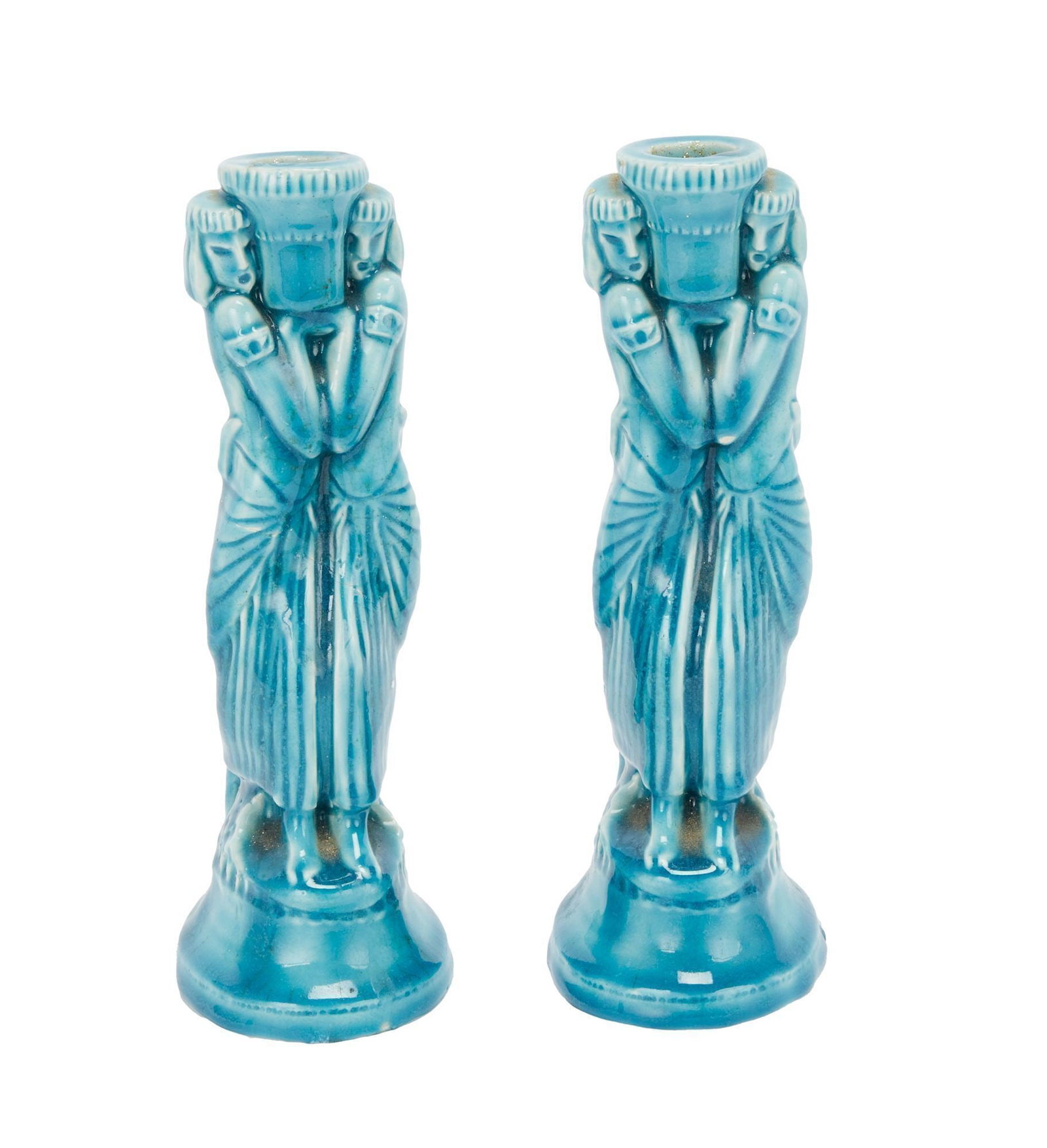 Whoopi Goldberg | Pair of Rookwood Figural Candlesticks (1 of 5)