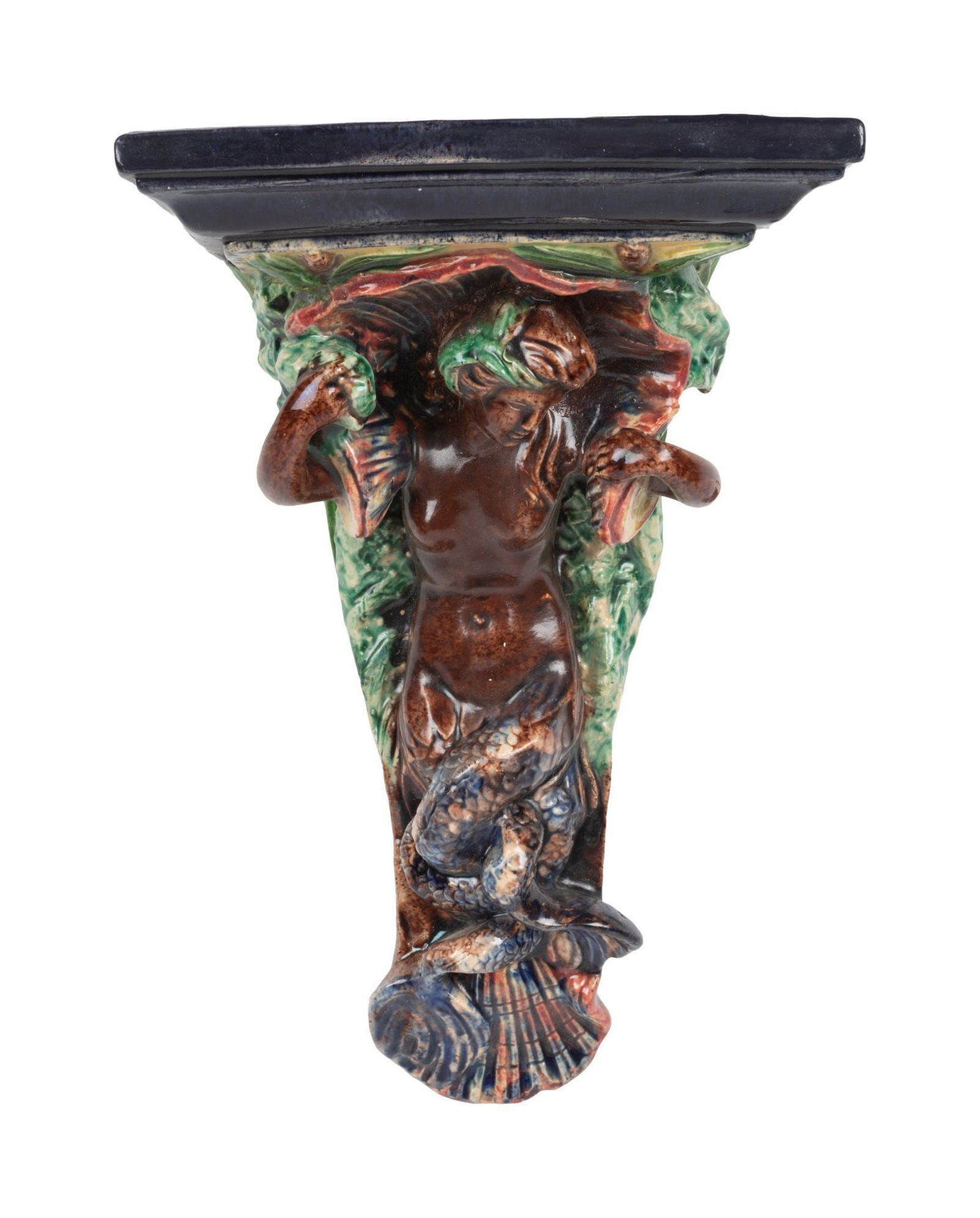 Whoopi Goldberg | Mermaid Majolica Wall Bracket (1 of 2)