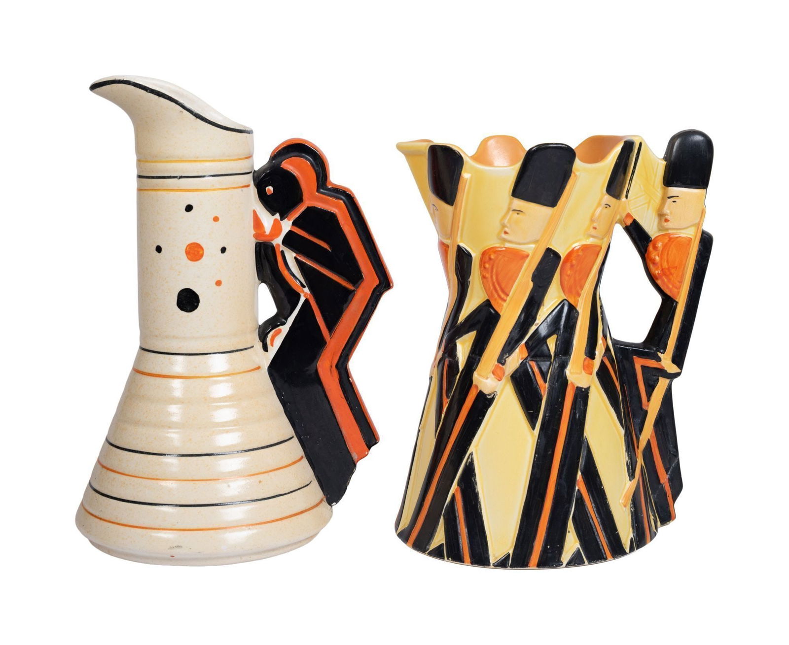 Whoopi Goldberg | Two Art Deco Figural Burleigh Ware Pitchers and Book (1 of 9)