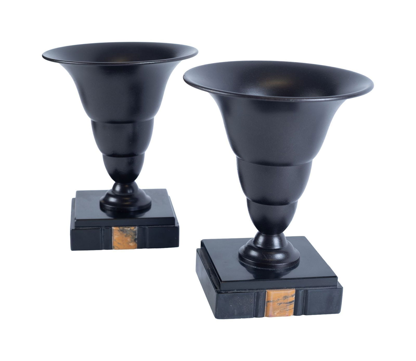 Whoopi Goldberg | Pair of Black Art Deco Torchieres (1 of 2)