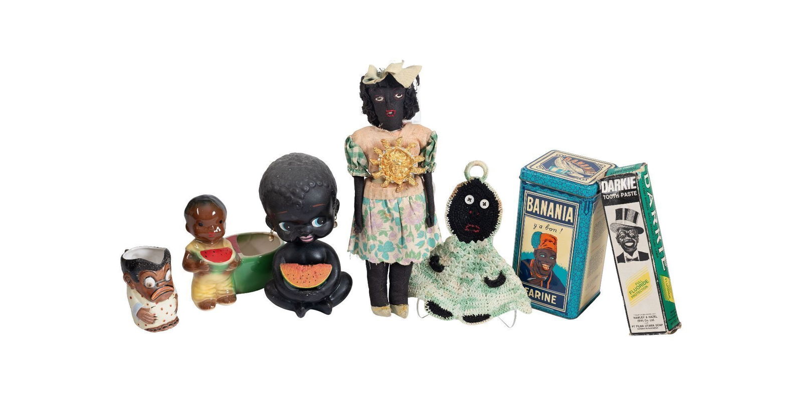 Whoopi Goldberg | Eight Miscellaneous Black Americana Items (1 of 9)