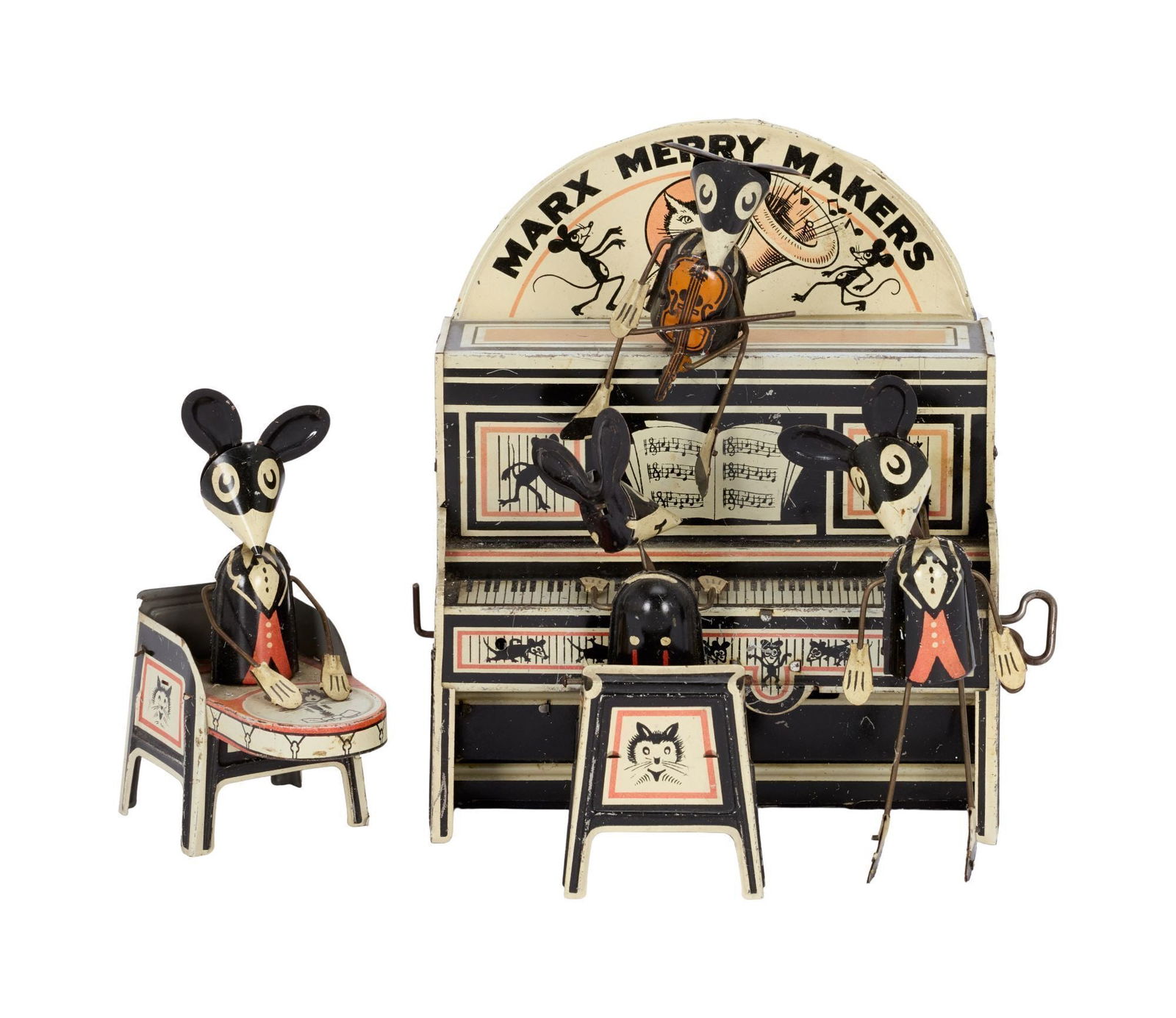 Whoopi Goldberg | Louis Marx Merry Makers Mouse Band Wind-Up Toy (1 of 4)