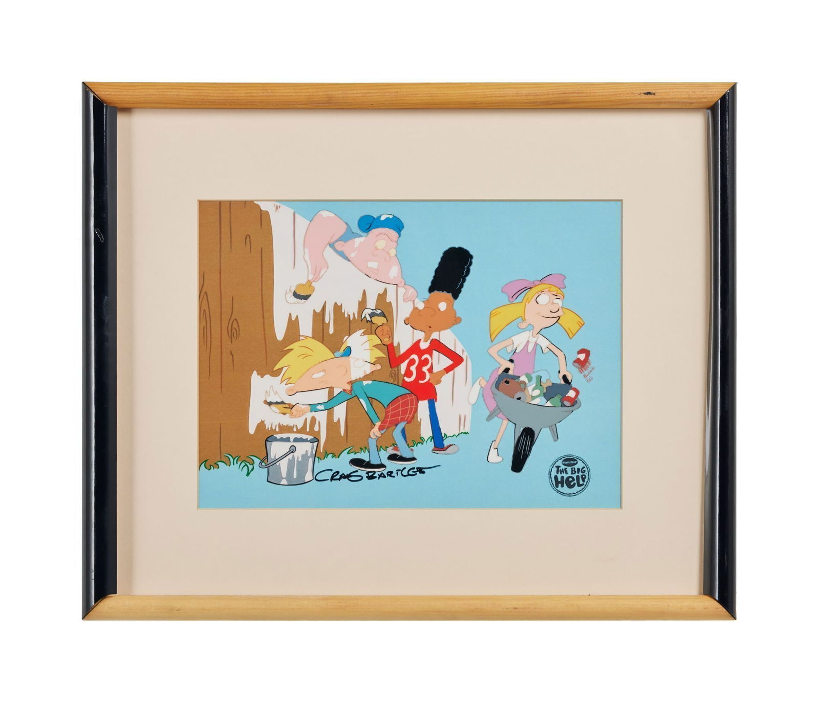 Whoopi Goldberg | Framed Signed Hey Arnold! Animation Cel (1 of 2)