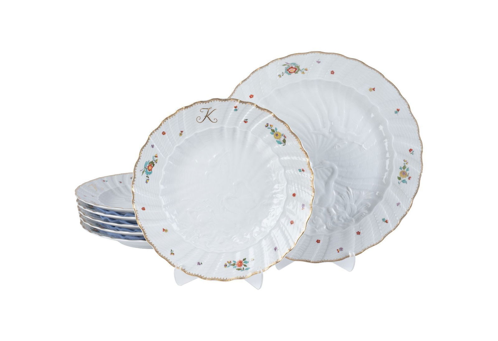 Whoopi Goldberg | Meissen Swan Service Indian Pattern Plates (1 of 2)