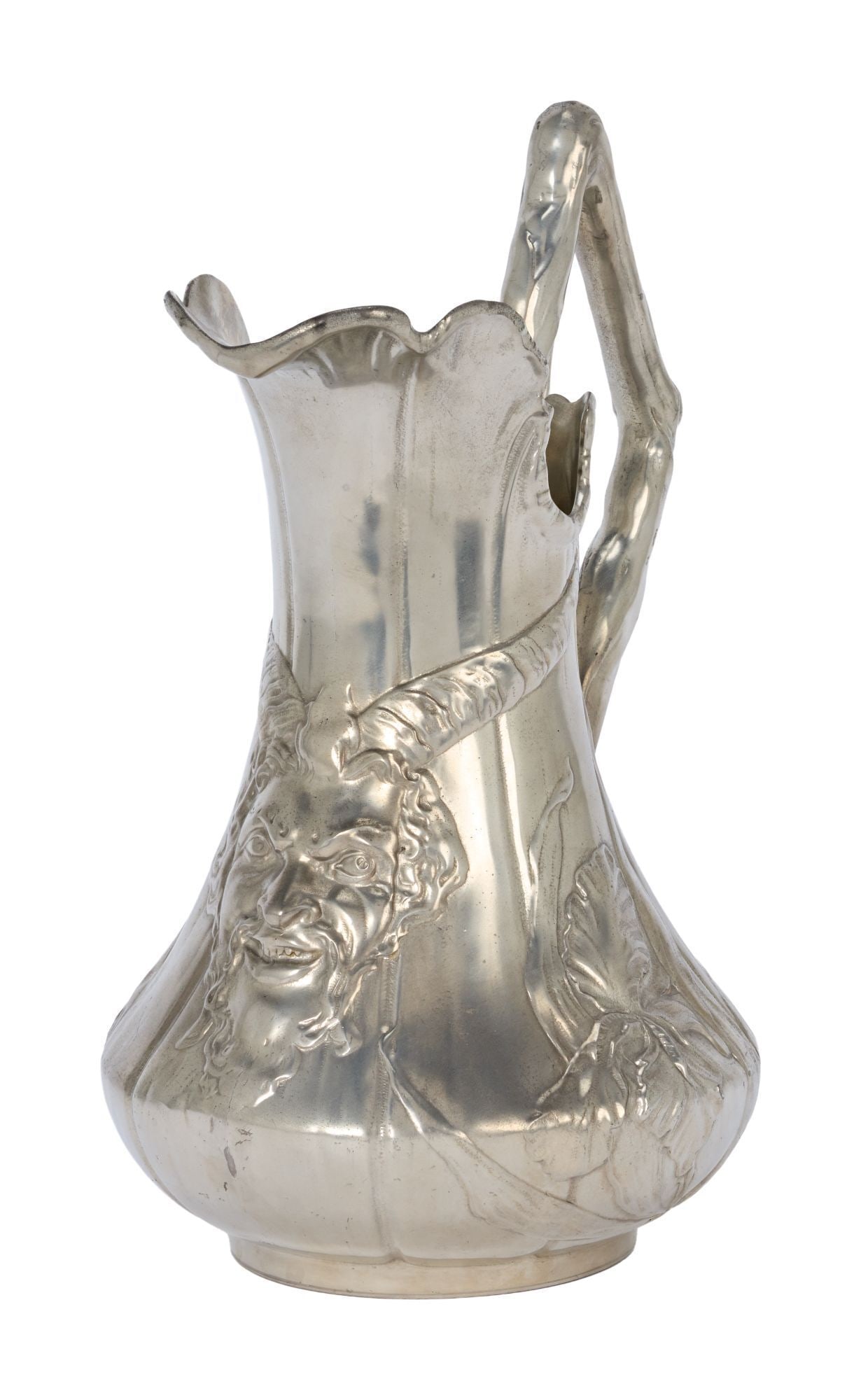 Whoopi Goldberg | Pewter Art Nouveau Faun Pitcher (1 of 6)
