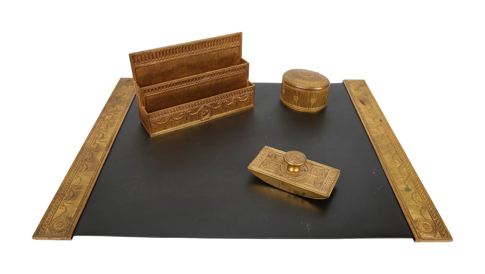 Whoopi Goldberg Highlight | Tiffany Studios Adam Pattern Desk Set (1 of 10)