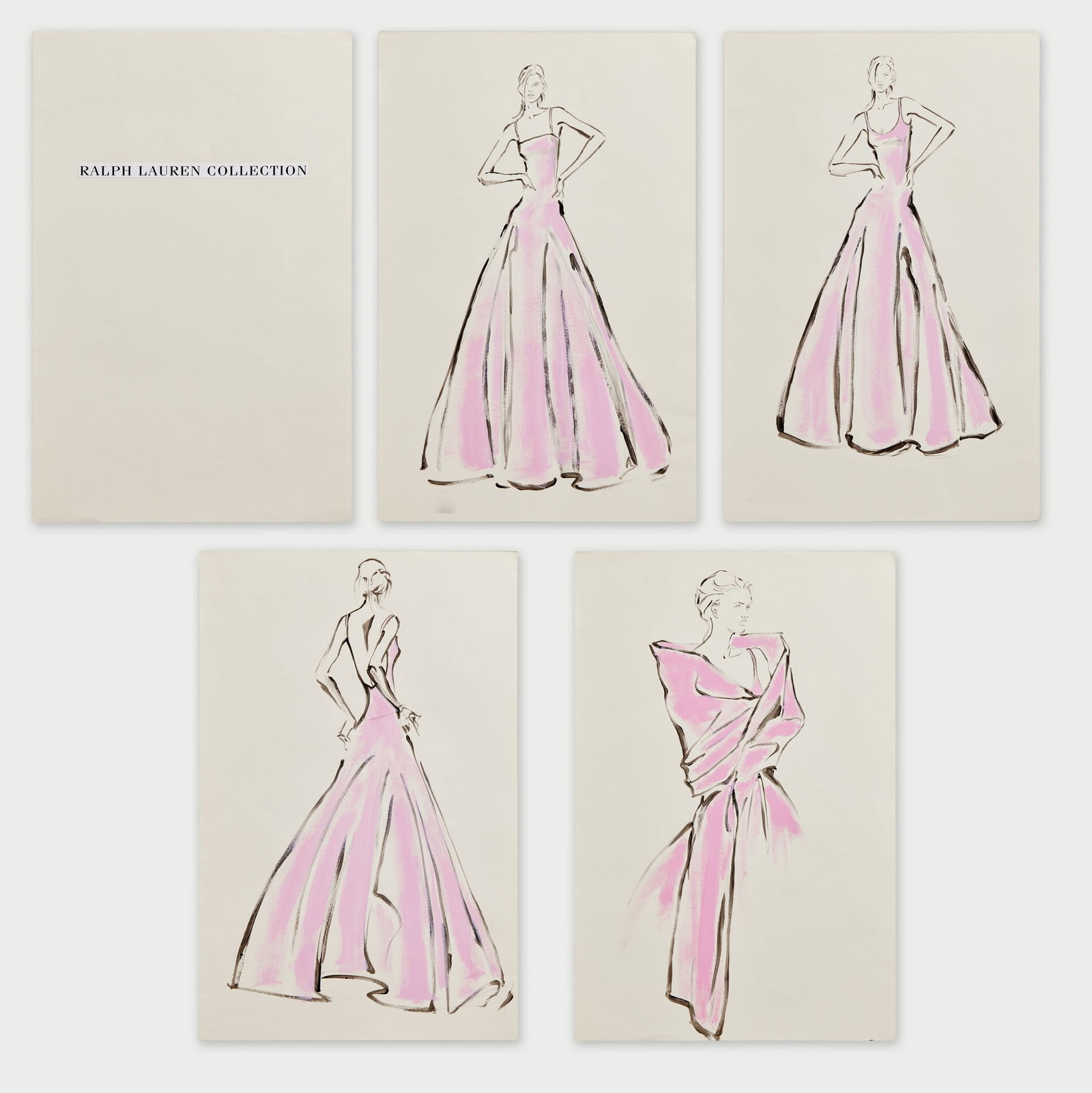 Gwyneth Paltrow | 1999 Ralph Lauren Collection Academy Gown Illustrations (With Image) (1 of 7)