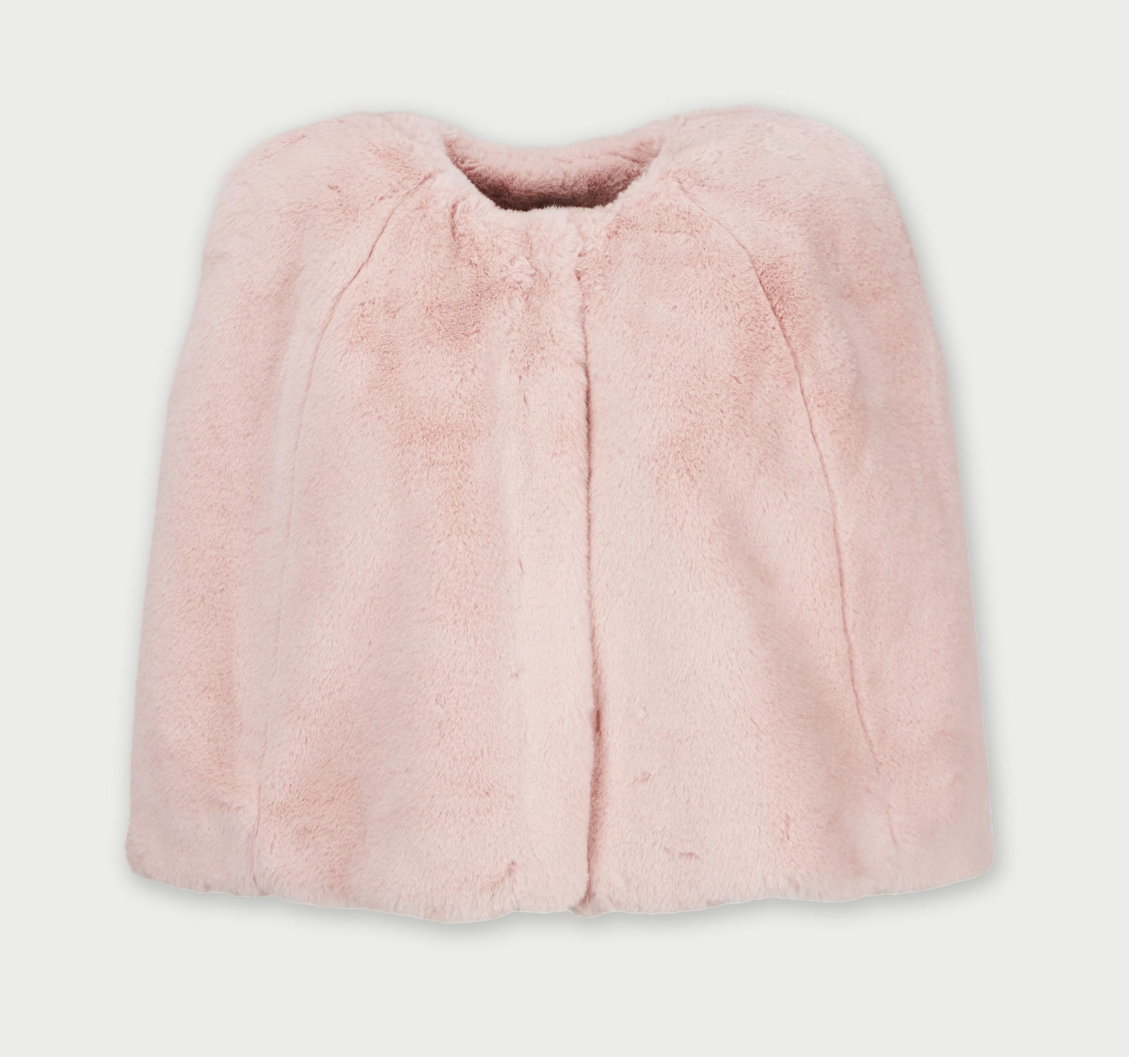 Gwyneth Paltrow | 2021 goop G. Label Pink Faux Fur Cape: A pink faux fur cape by goop G. Label, from the collection of Gwyneth Paltrow. Gwyneth was featured wearing the cape in the goop YouTube video “Gwyneth Paltrow’s Guide to the Holidays̶