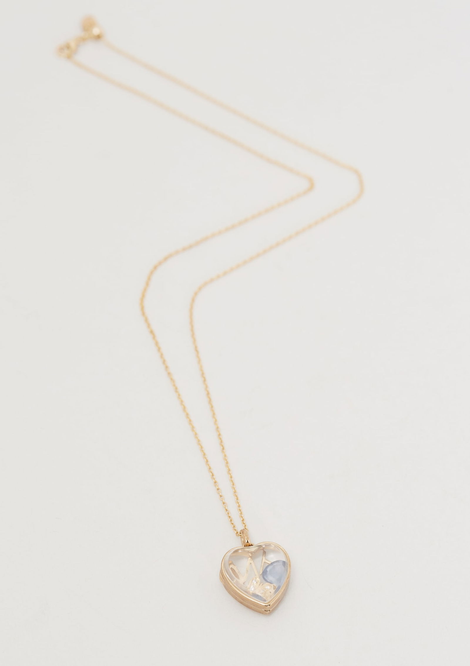 Gwyneth Paltrow | LOQUET 14k Yellow Gold Crystal Locket Pendant Necklace (1 of 13)