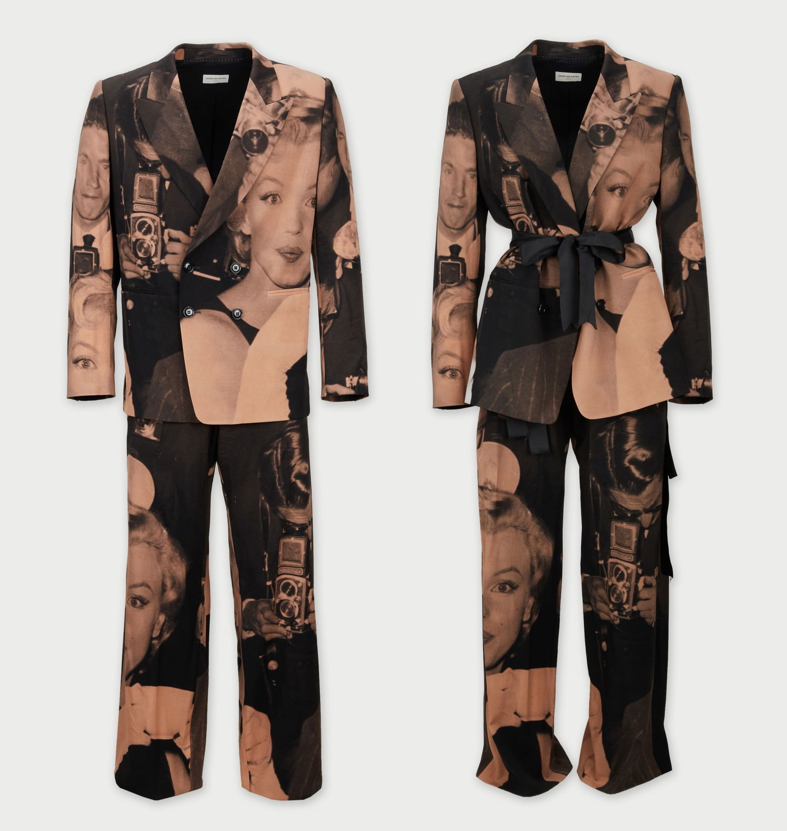 Dries Van Noten | 2016 Spring Marilyn Monroe Patterned Suit - 2