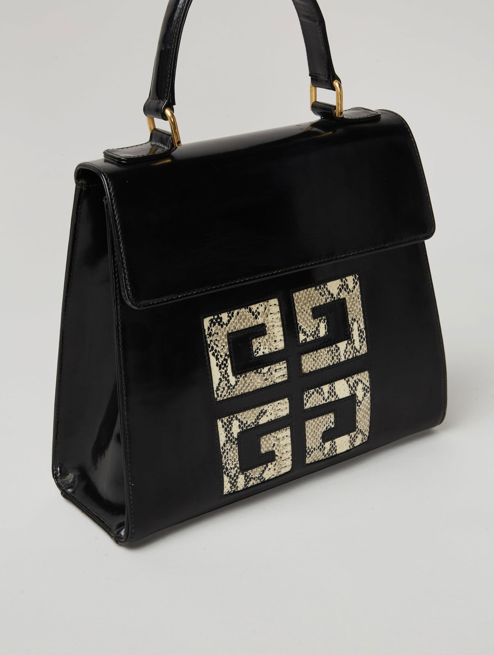 Givenchy | Alexander McQueen Mirrored Leather Sample Handbag  - 8