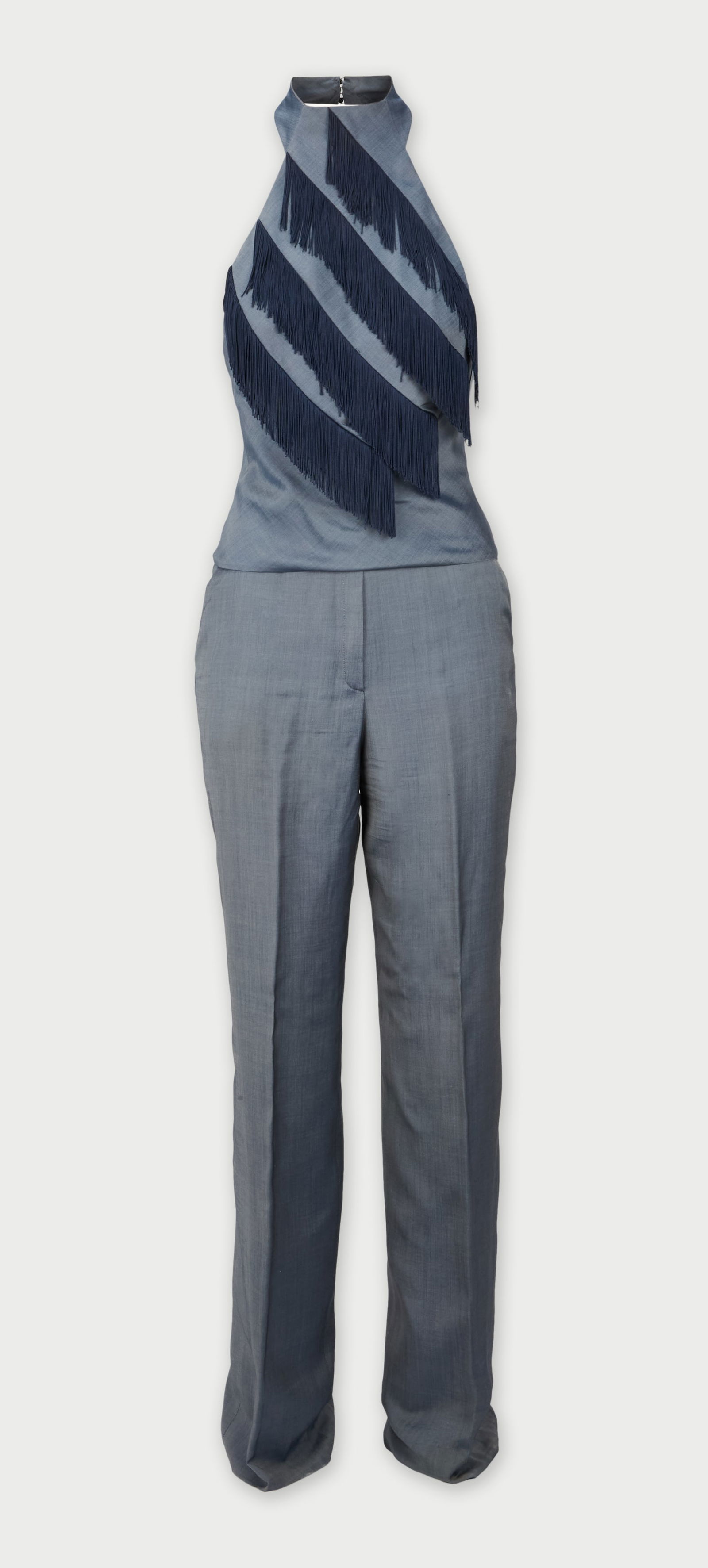 Givenchy | 1998 Spring Runway by Alexander McQueen Two-Piece Fringe Ensemble  (1 of 4)