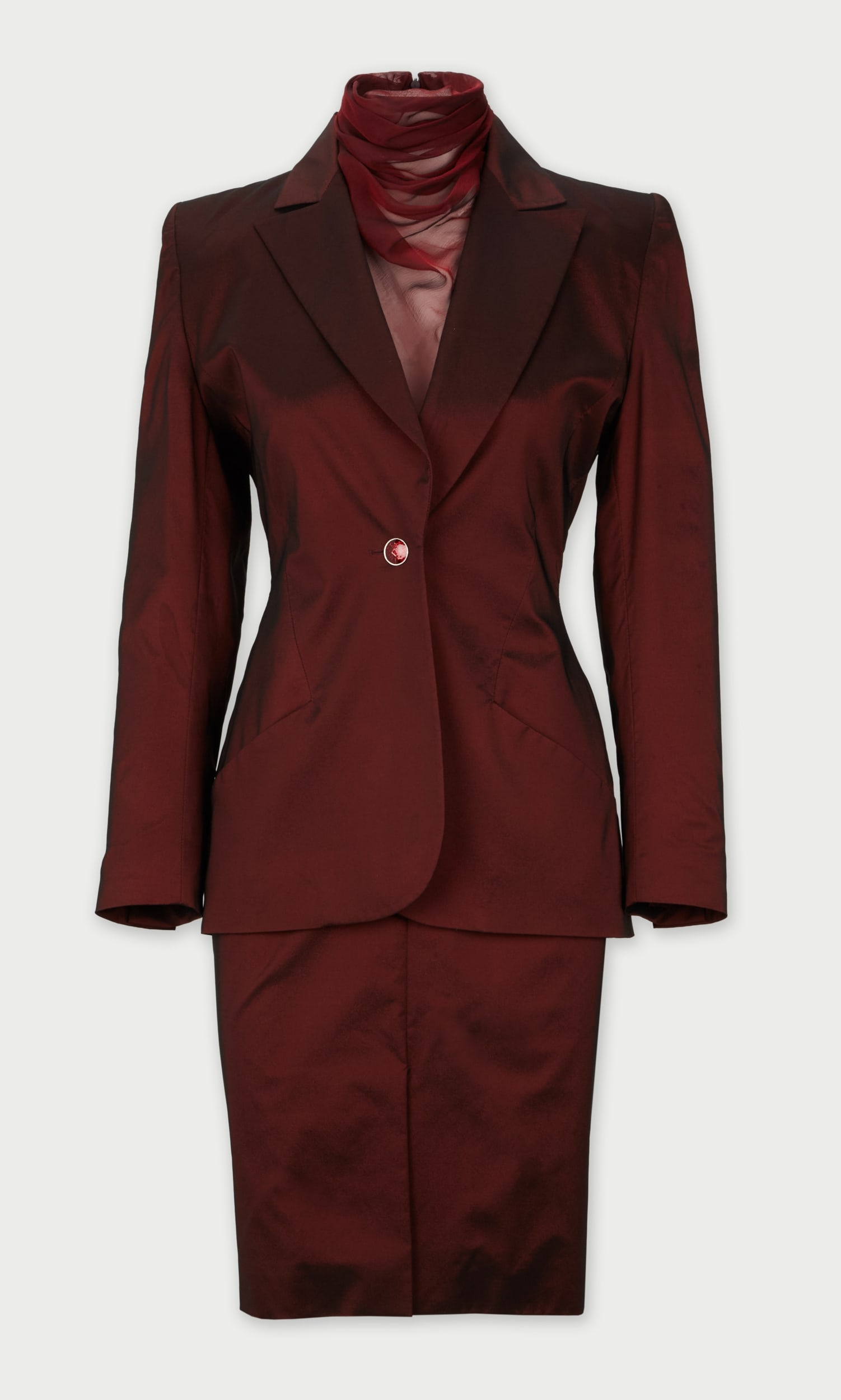 Givenchy | 1998-1999 Fall Runway Collection By Alexander McQueen Dress Ensemble  (1 of 11)