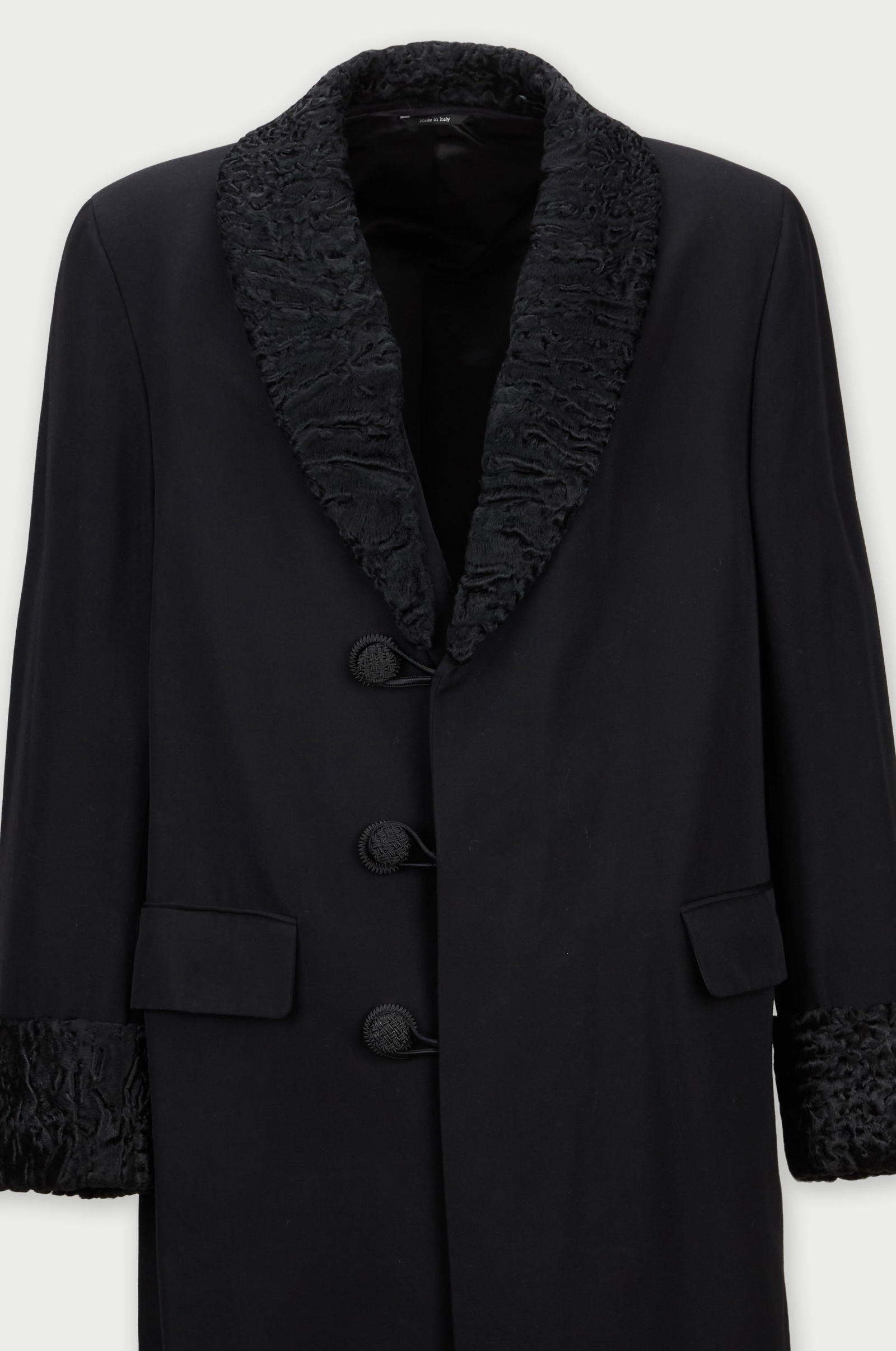 Saint Laurent | Black Wool Coat - 2