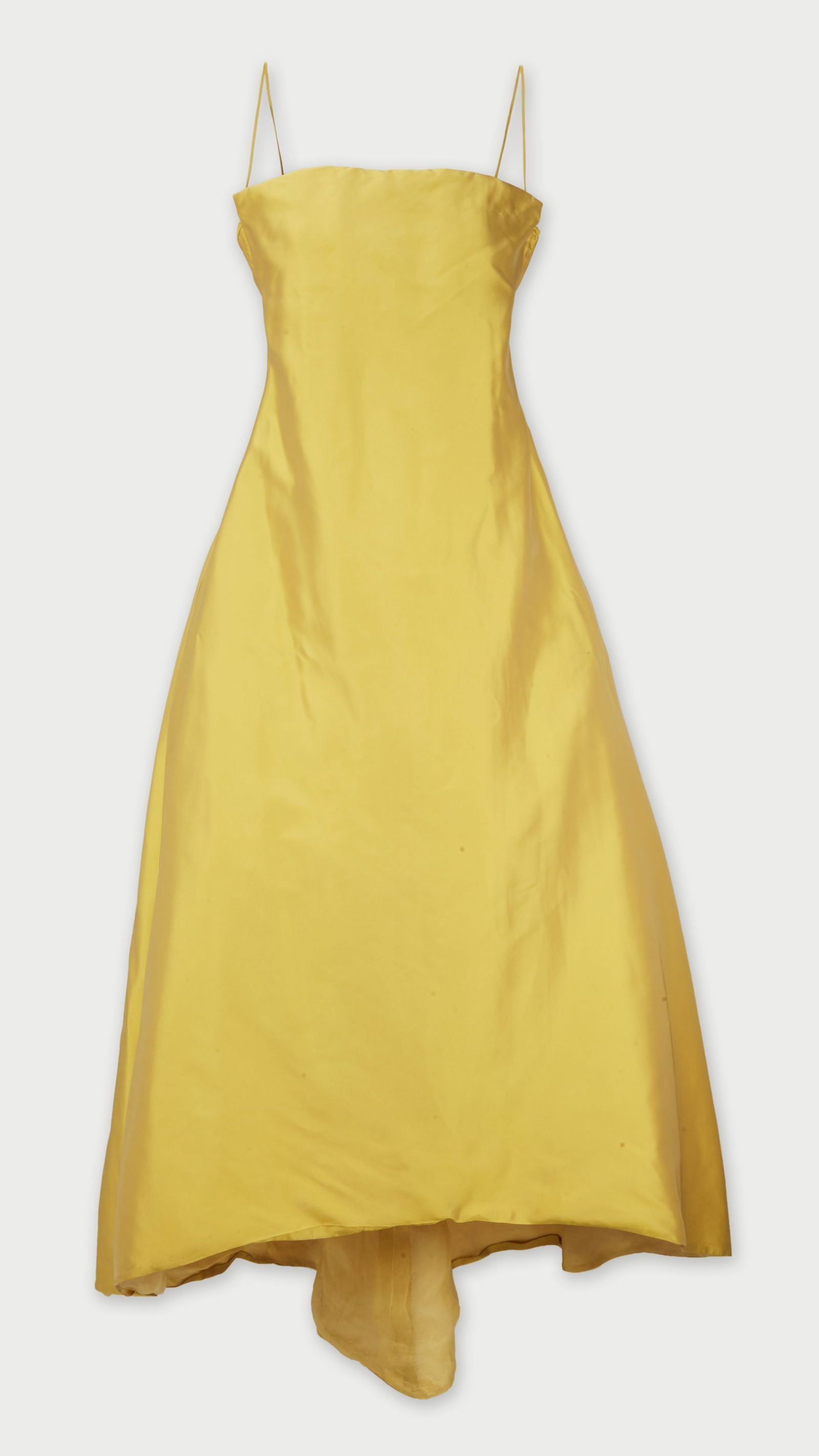 Calvin Klein Collection | 2005 Marigold Silk Evening Gown (1 of 4)