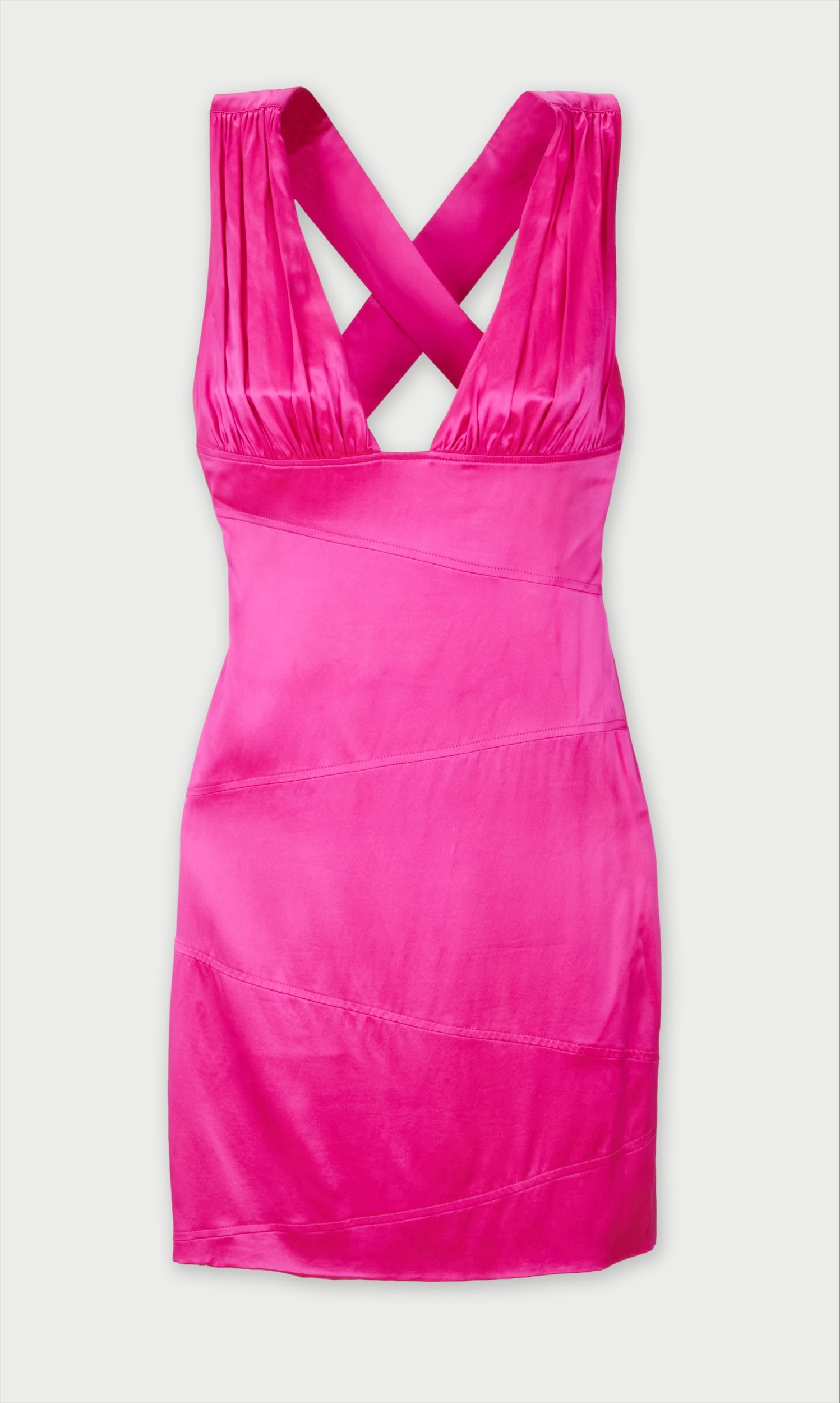 Donatella Versace | 2004 Runway Design Hot Pink Cocktail Dress (1 of 4)