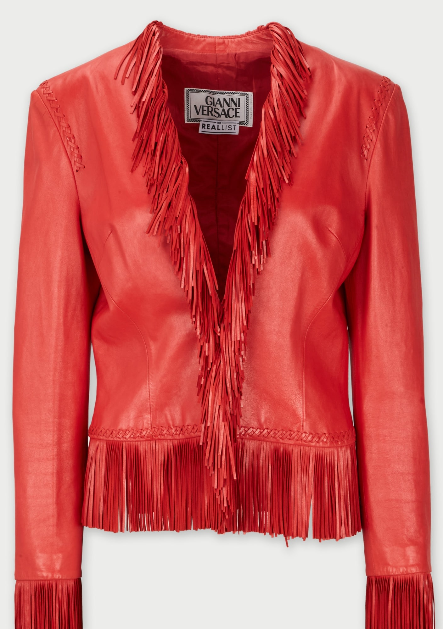 Donatella Versace | Spring 2002 Fringe Leather Jacket - 2