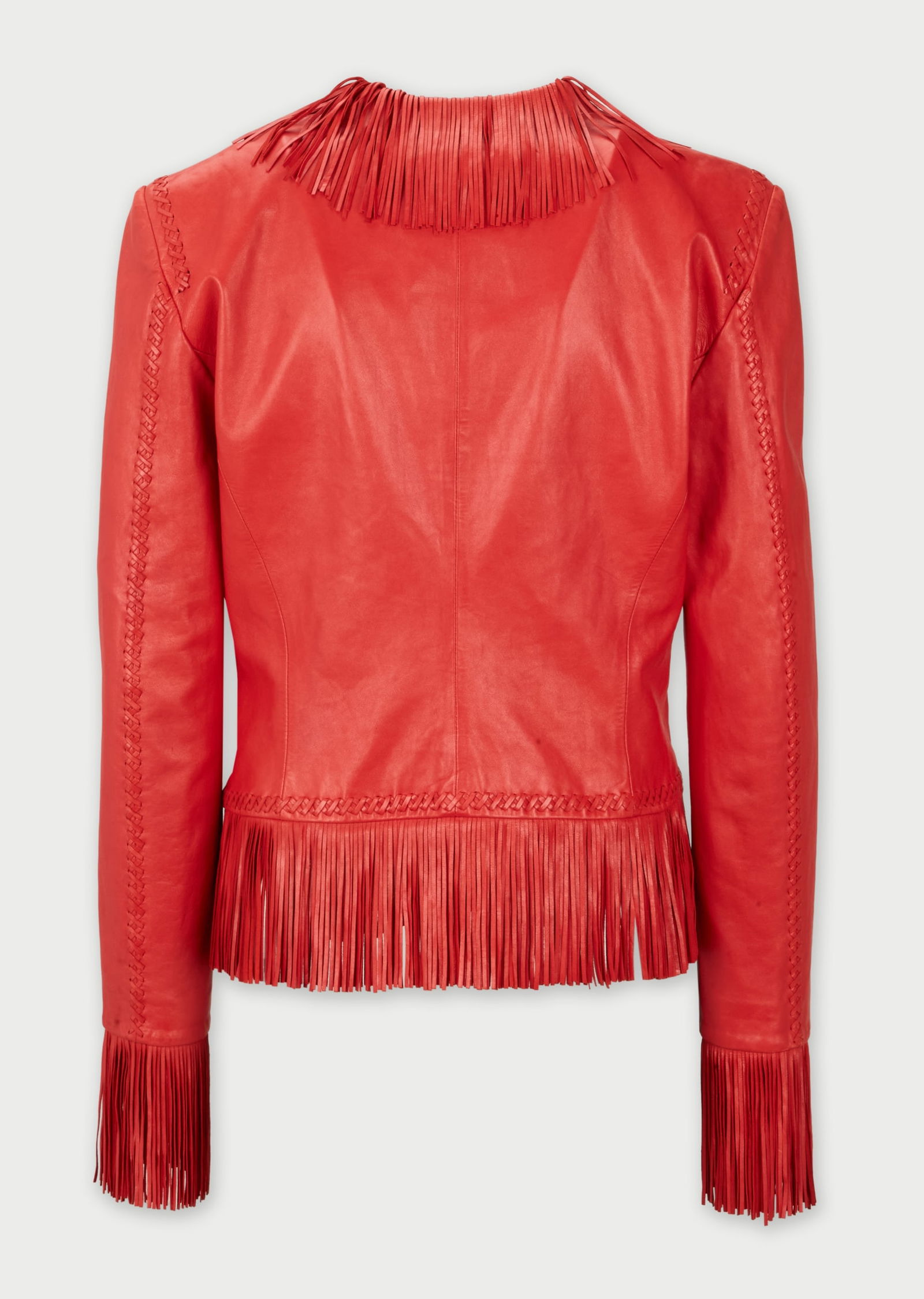 Donatella Versace | Spring 2002 Fringe Leather Jacket - 4