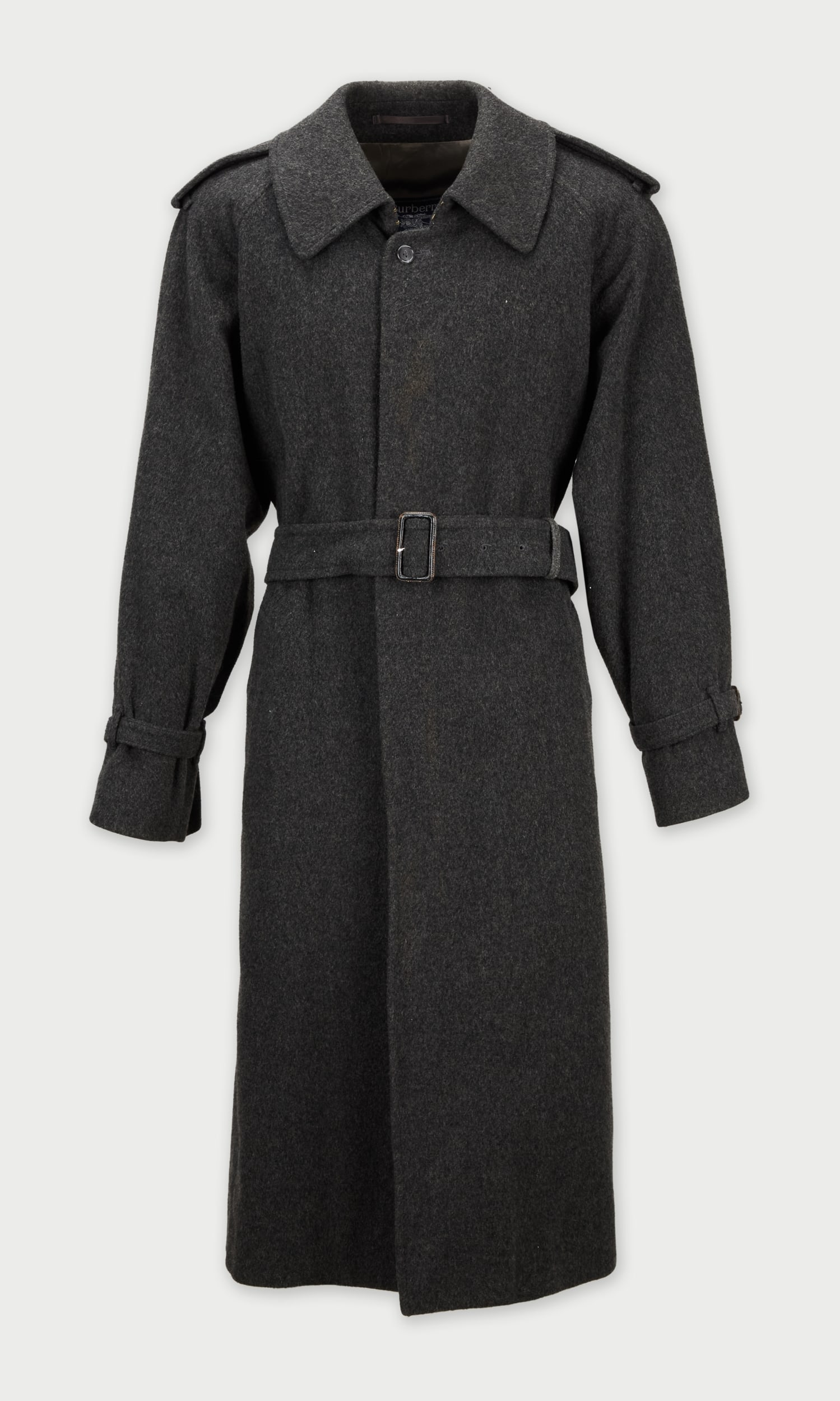 Burberry | Alpaca Grey Wool Coat (1 of 4)