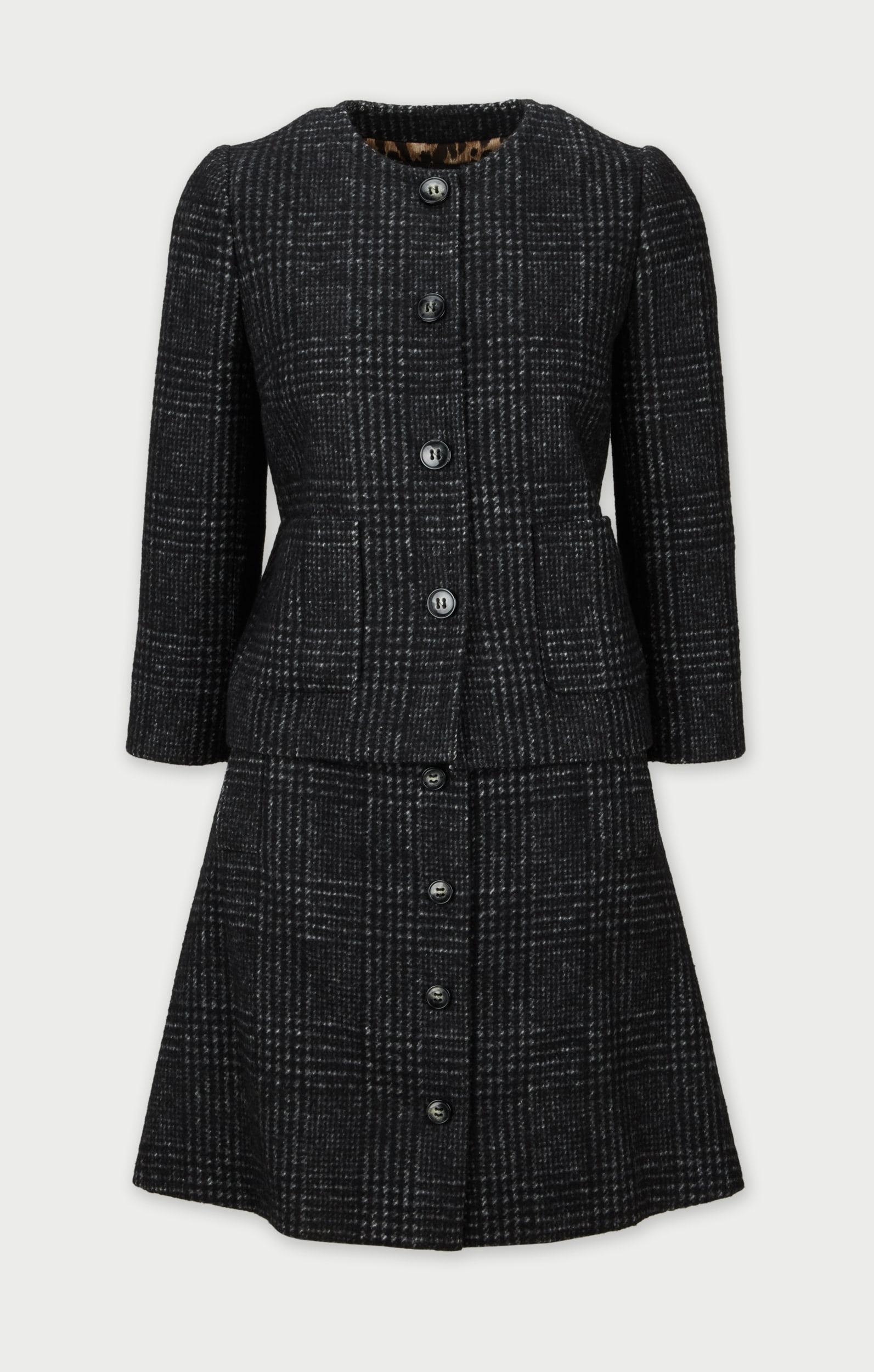 Dolce and Gabbana | Plaid Wool Skirt Suit (1 of 4)