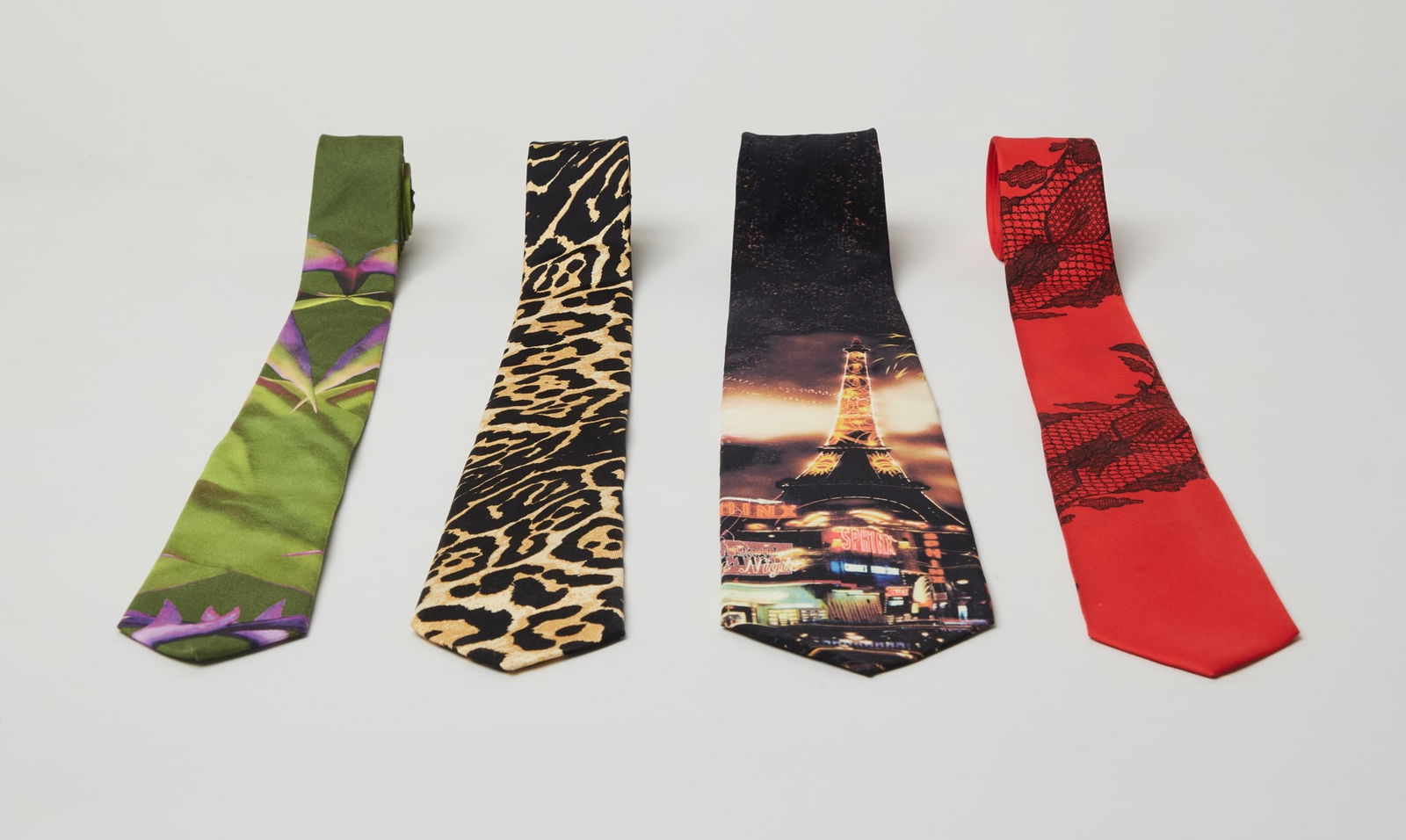 Designer Ties | Four Designer Patterned Neck Ties  - 2