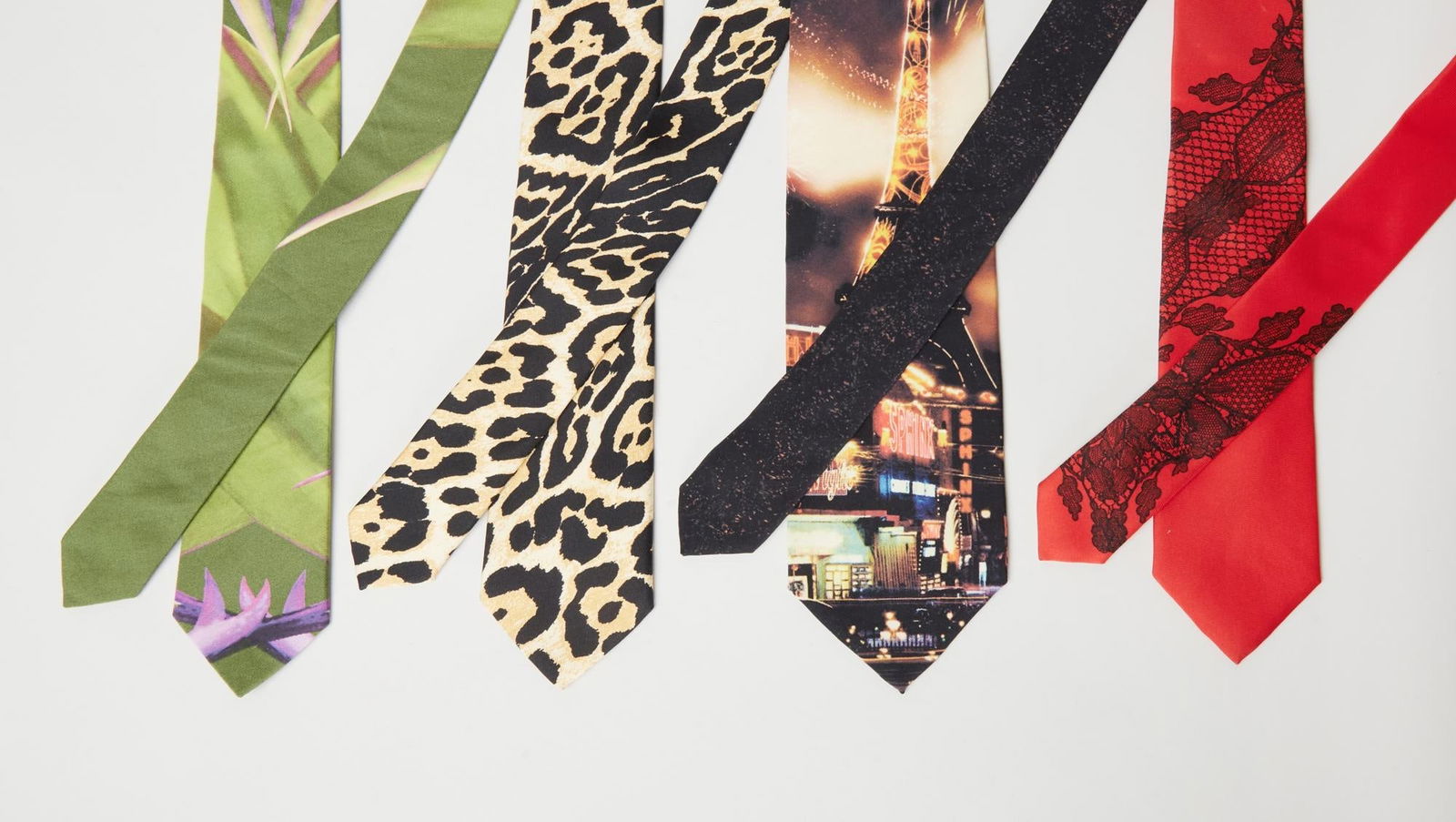 Designer Ties | Four Designer Patterned Neck Ties  - 6