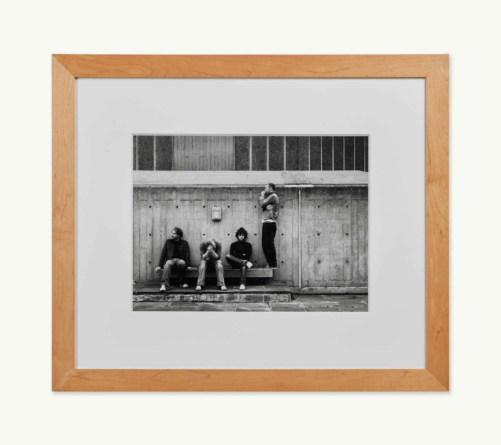 Gwyneth Paltrow | Coldplay Photographs (2): An offering of two black and white photographs, one of vocalist and pianist Chris Martin of Coldplay, and the second of the band Coldplay. An unframed photograph of musician Chris Martin comicall