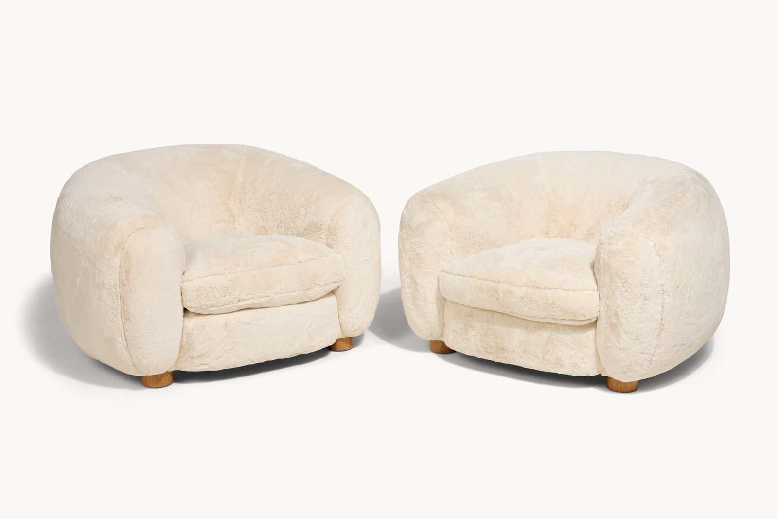 Gwyneth Paltrow | Pair of Modern Jean Royere Style Polar Bear Chairs (1 of 4)