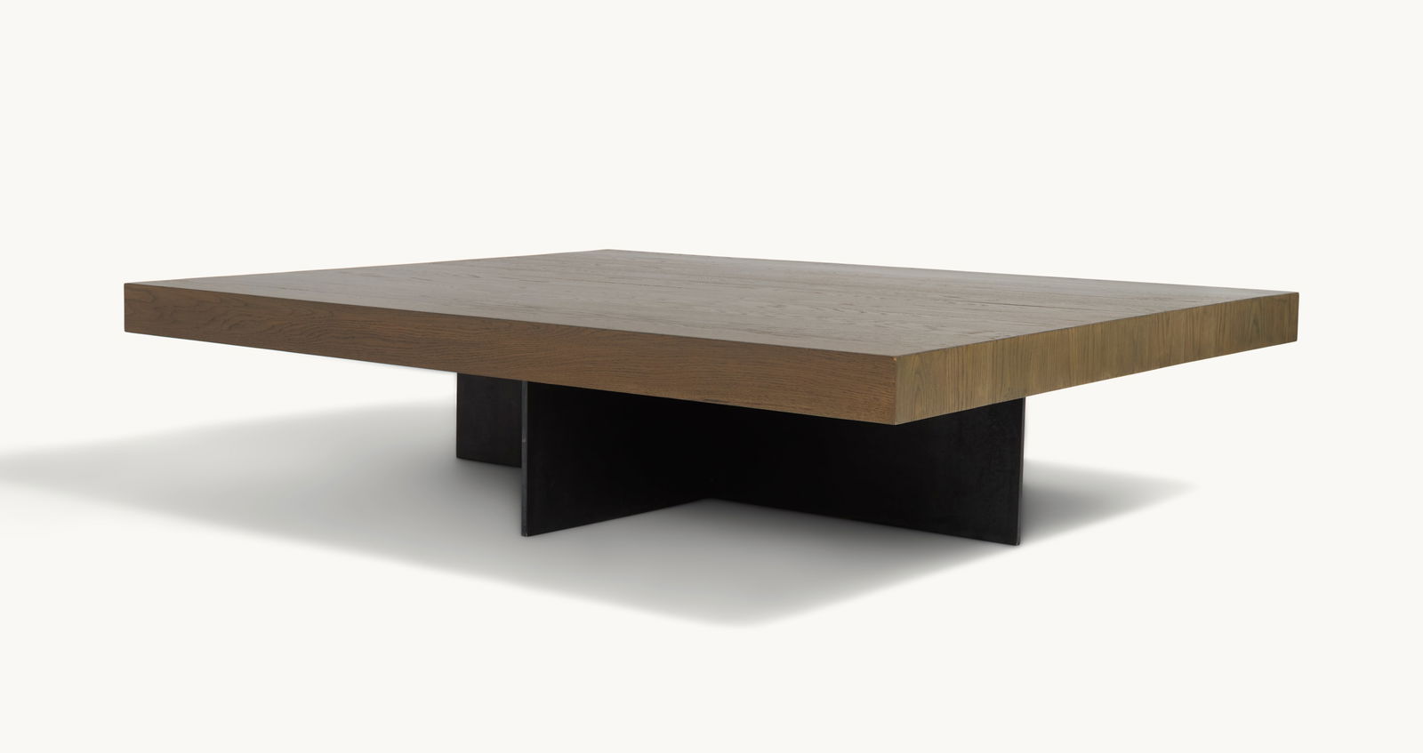Gwyneth Paltrow | Square Wood and Metal Coffee Table (1 of 3)