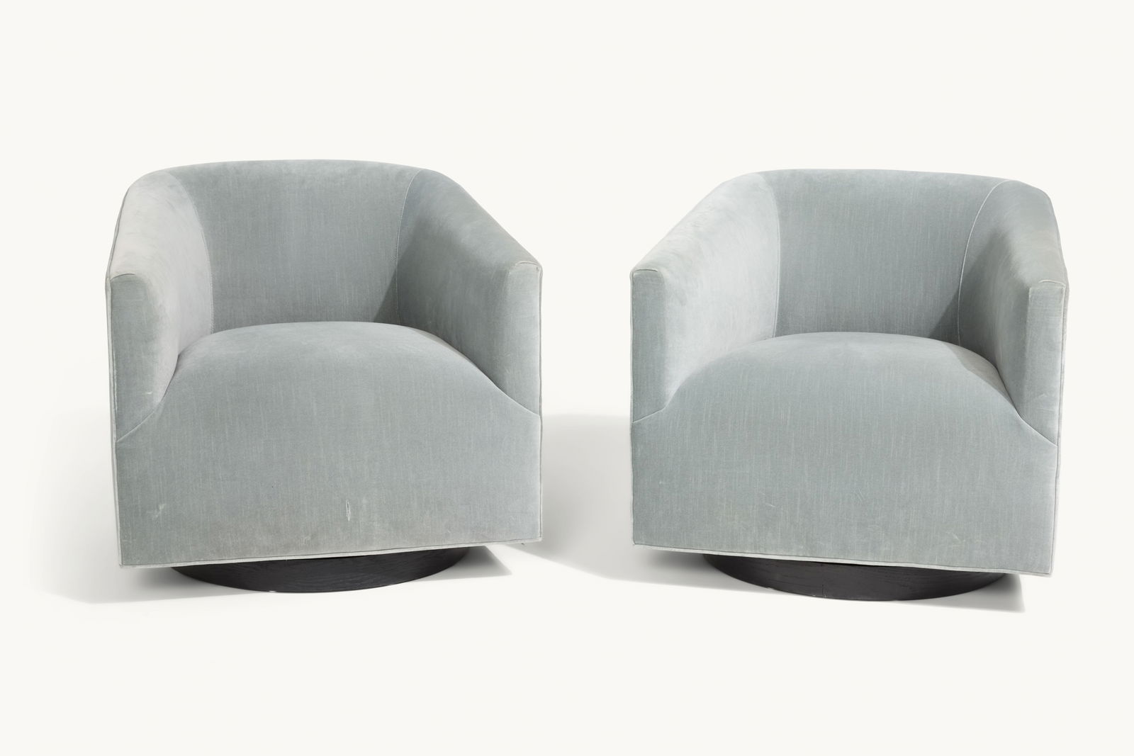 Gwyneth Paltrow | Pair of Restoration Hardware 1950's Italian Shelter Swivel Armchairs (1 of 4)