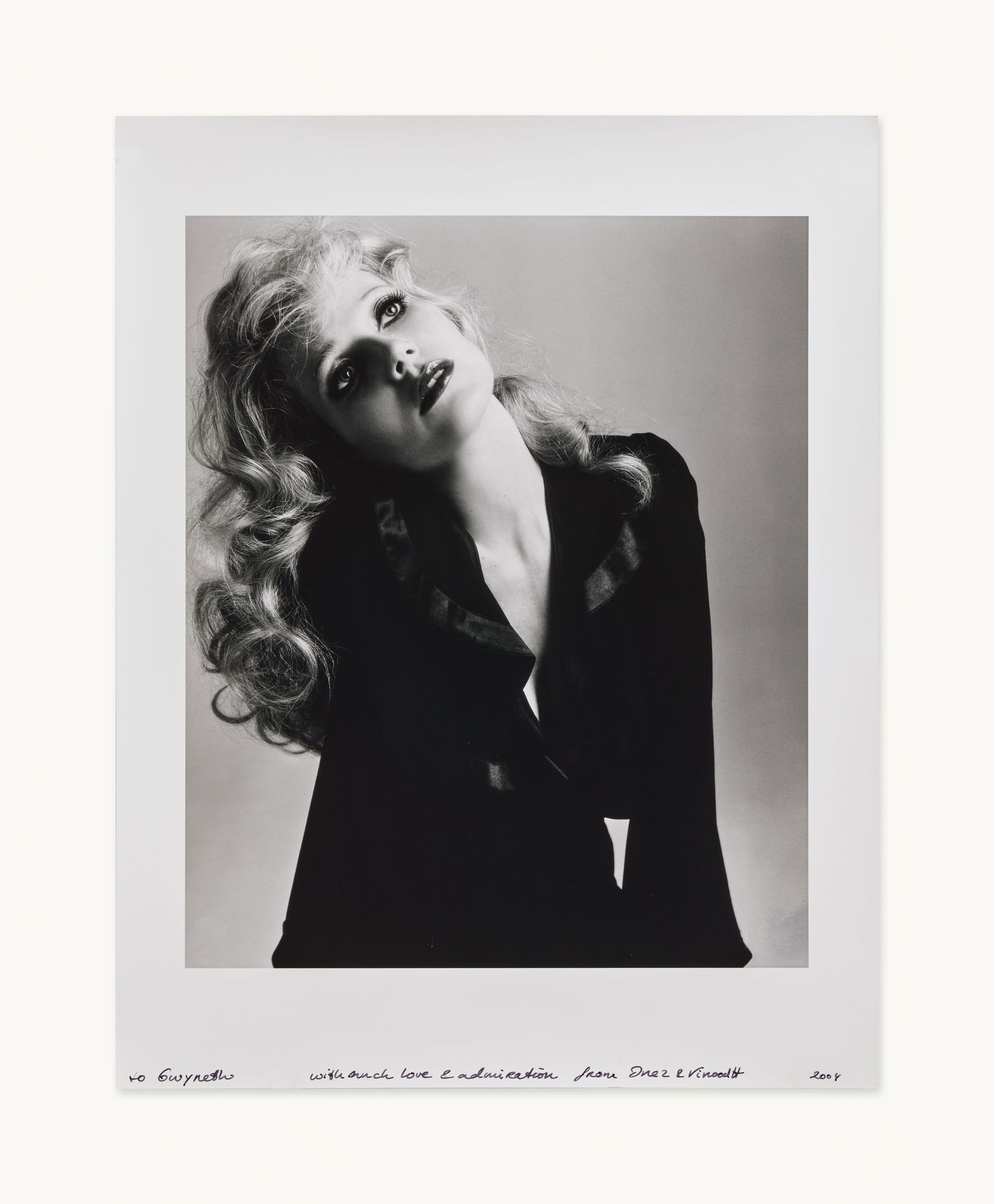 Gwyneth Paltrow | 2004 Inez & Vinooh New York Magazine Black White Portrait (1 of 3)