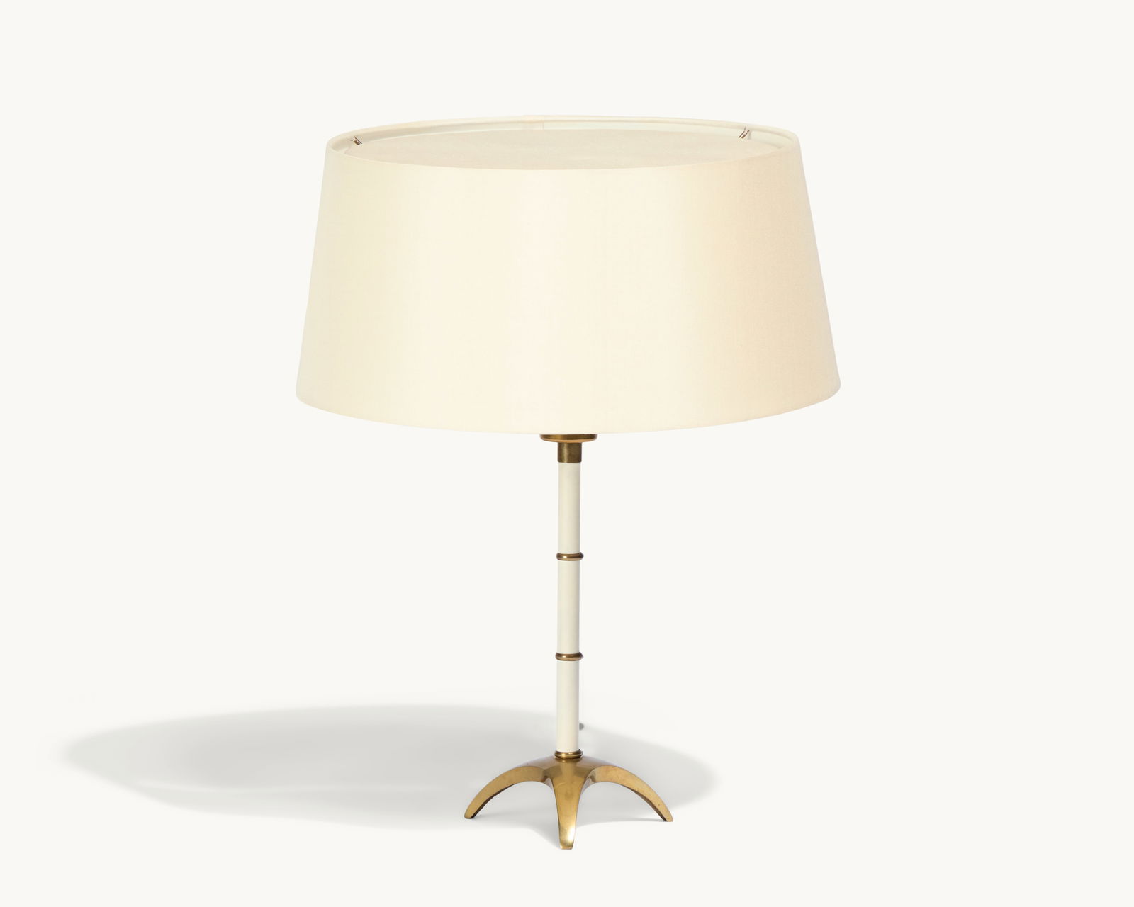 Gwyneth Paltrow | Vintage Brass Tripod Table Lamp Attributed to J.T. Kalmar (1 of 1)